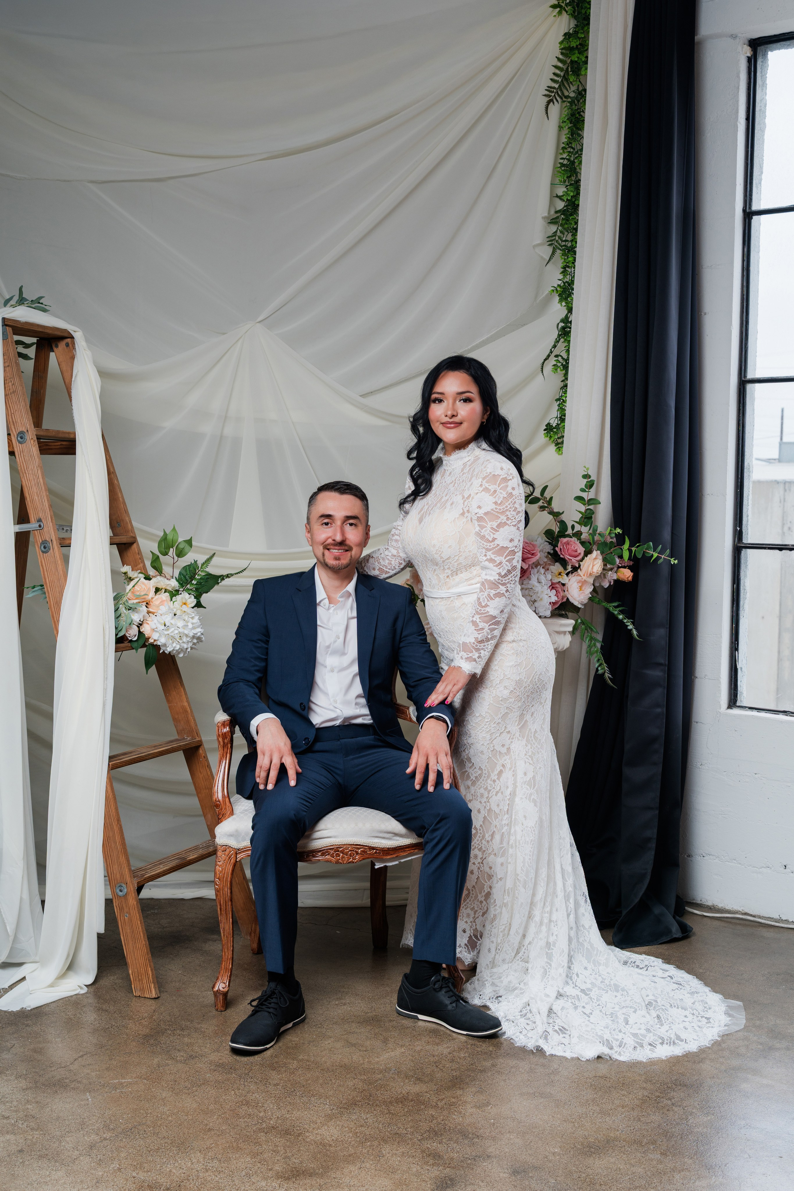 Studio pre-wedding shoot. Photographer Nadezhda Gorbushina