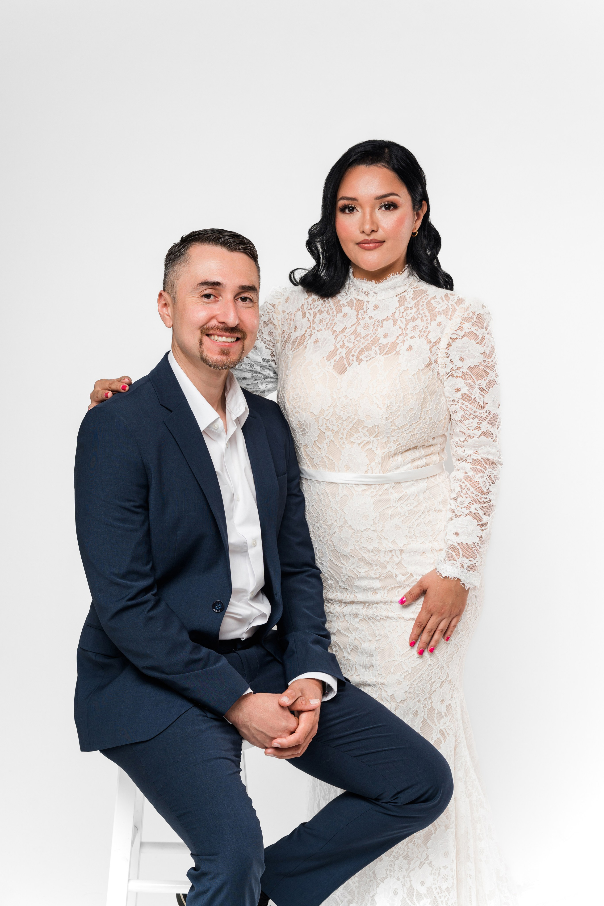 Studio pre-wedding shoot. Photographer Nadezhda Gorbushina