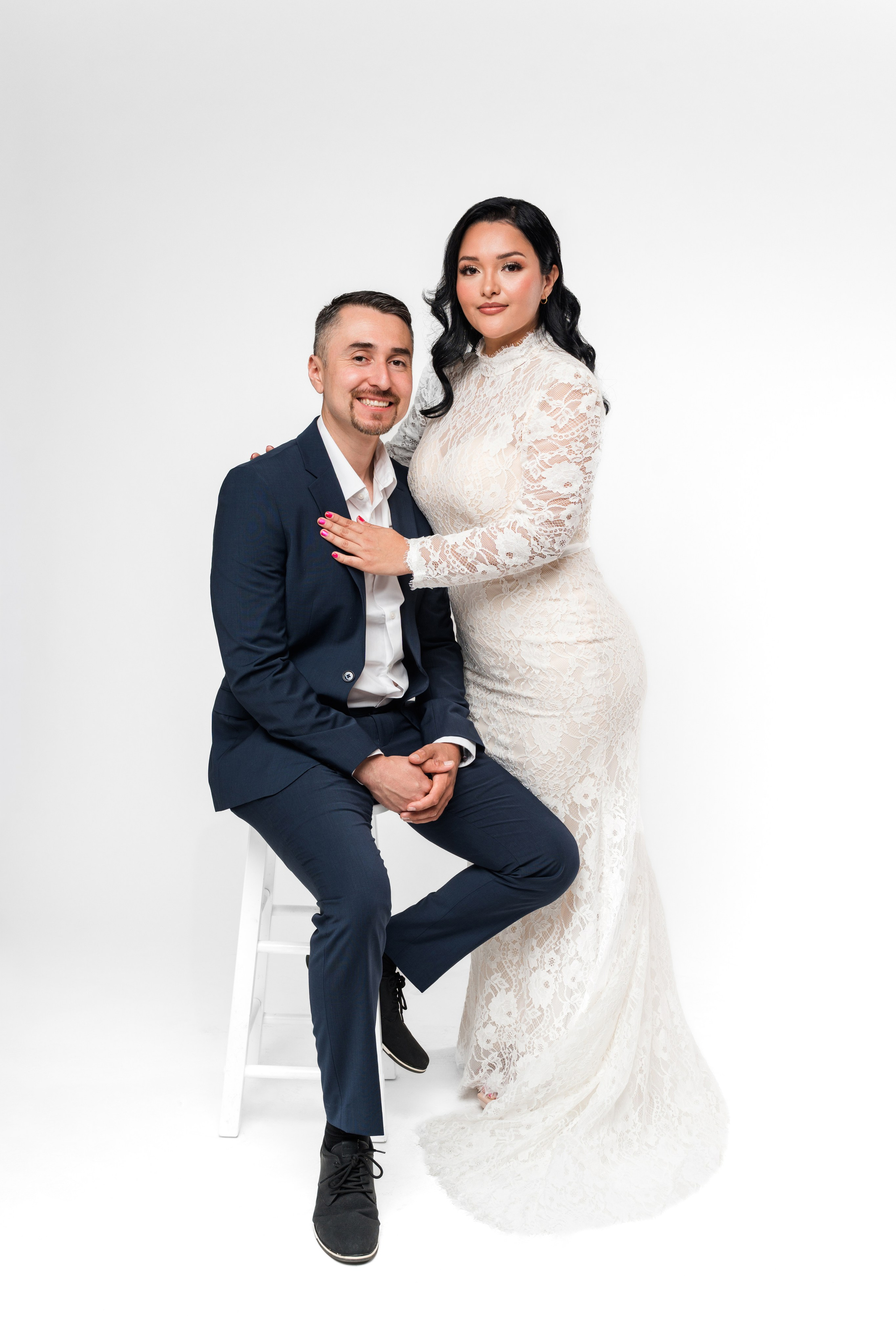 Studio pre-wedding shoot. Photographer Nadezhda Gorbushina