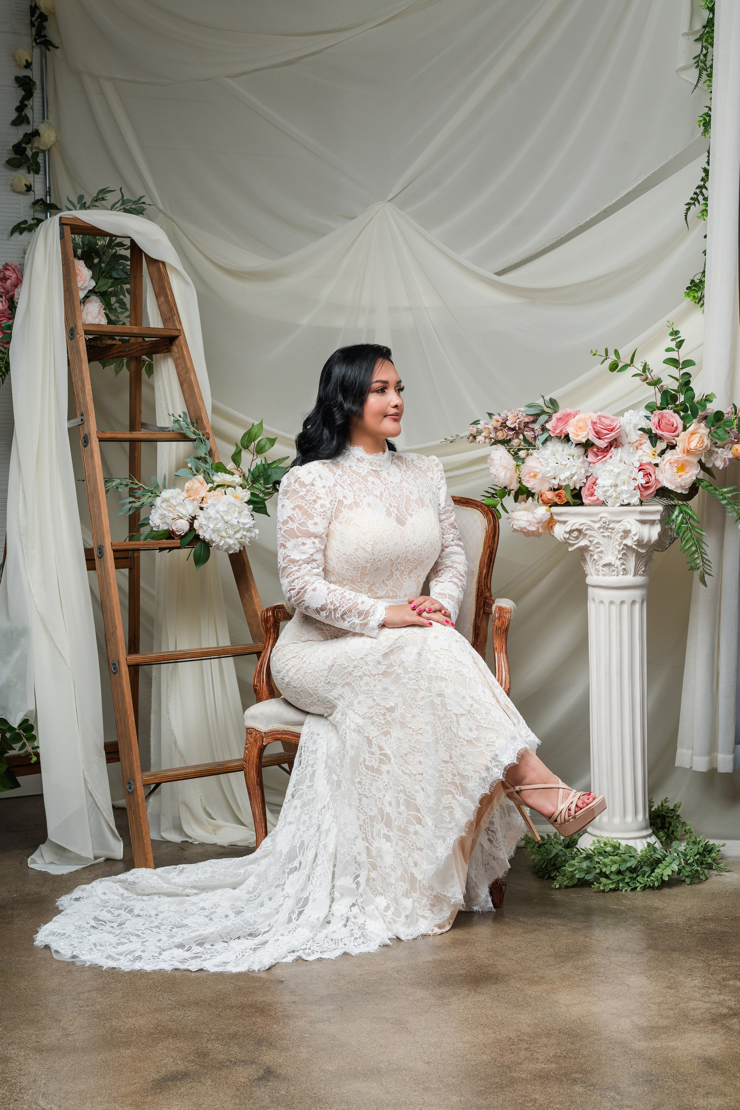 Studio pre-wedding shoot. Photographer Nadezhda Gorbushina