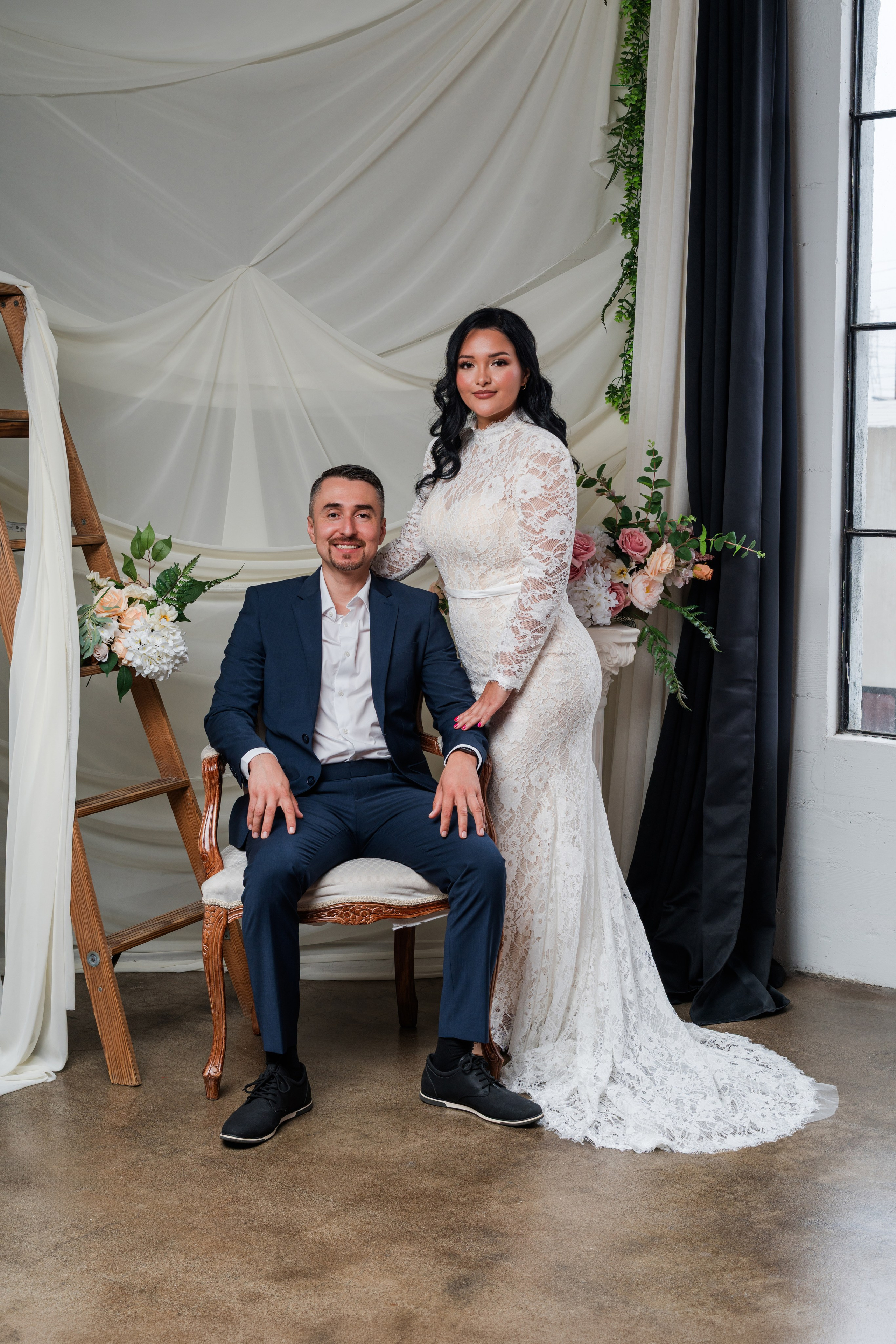 Studio pre-wedding shoot. Photographer Nadezhda Gorbushina