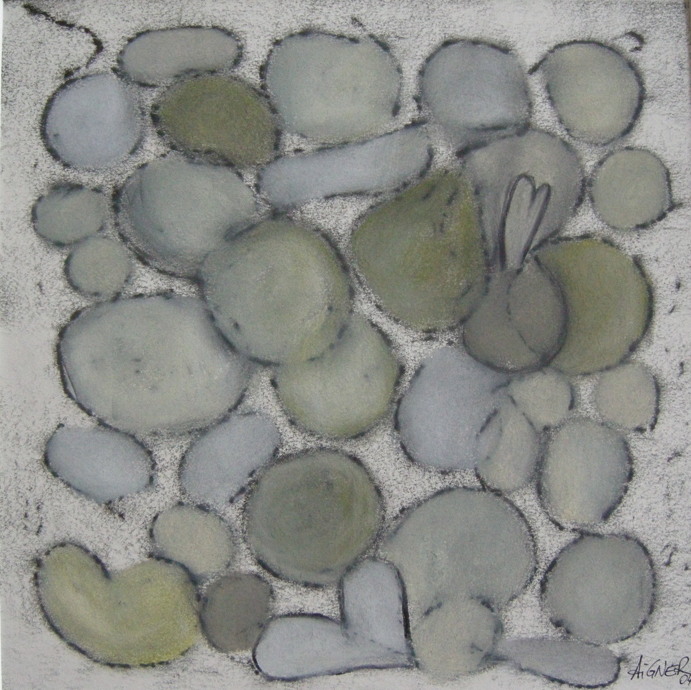 Herz-Stein 2012 - 40x40