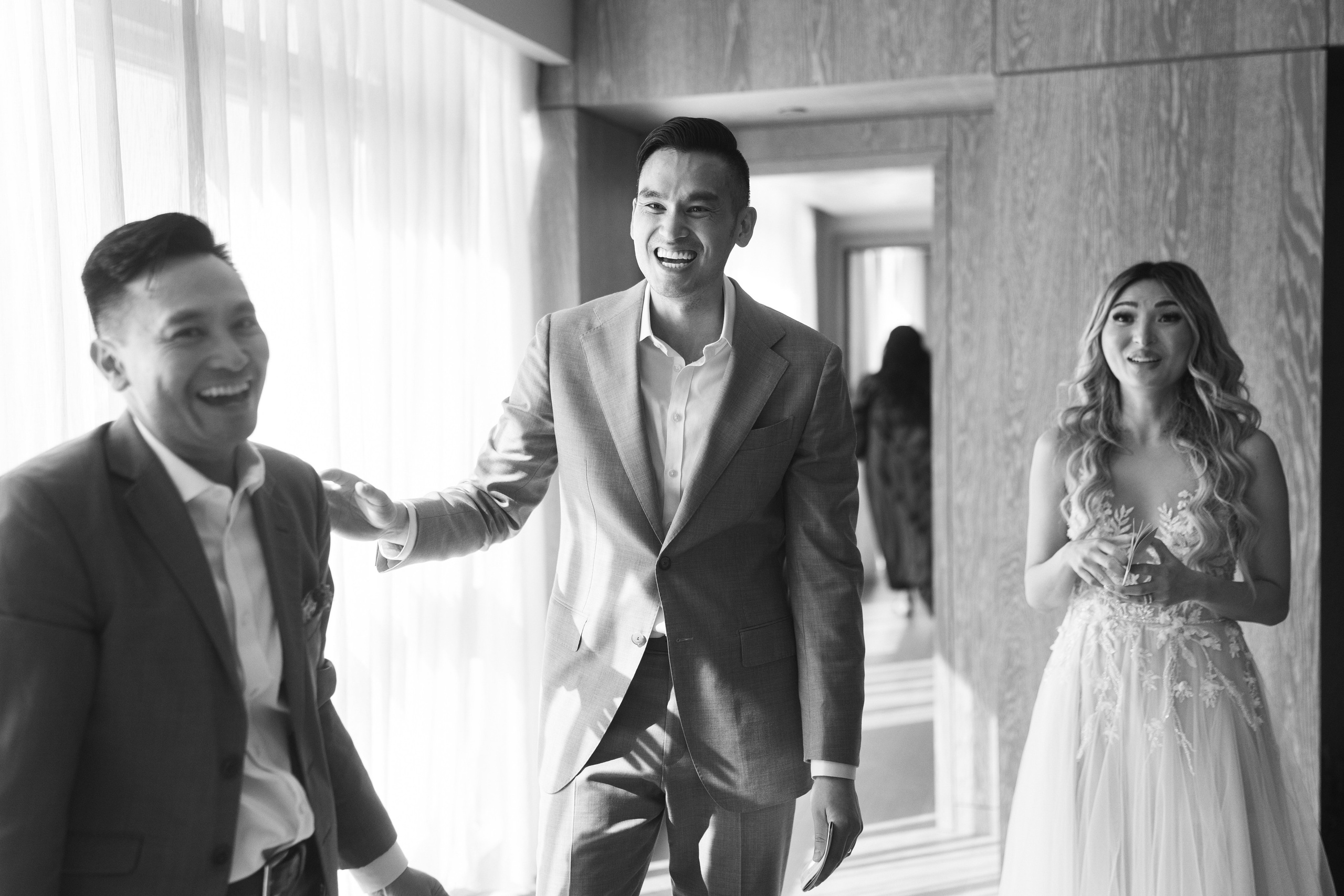 Wedding at Conrad Hotel Los Angeles. Wedding Photography & Videography Team in California, Los Angeles, San Francisco, San Diego and Travel