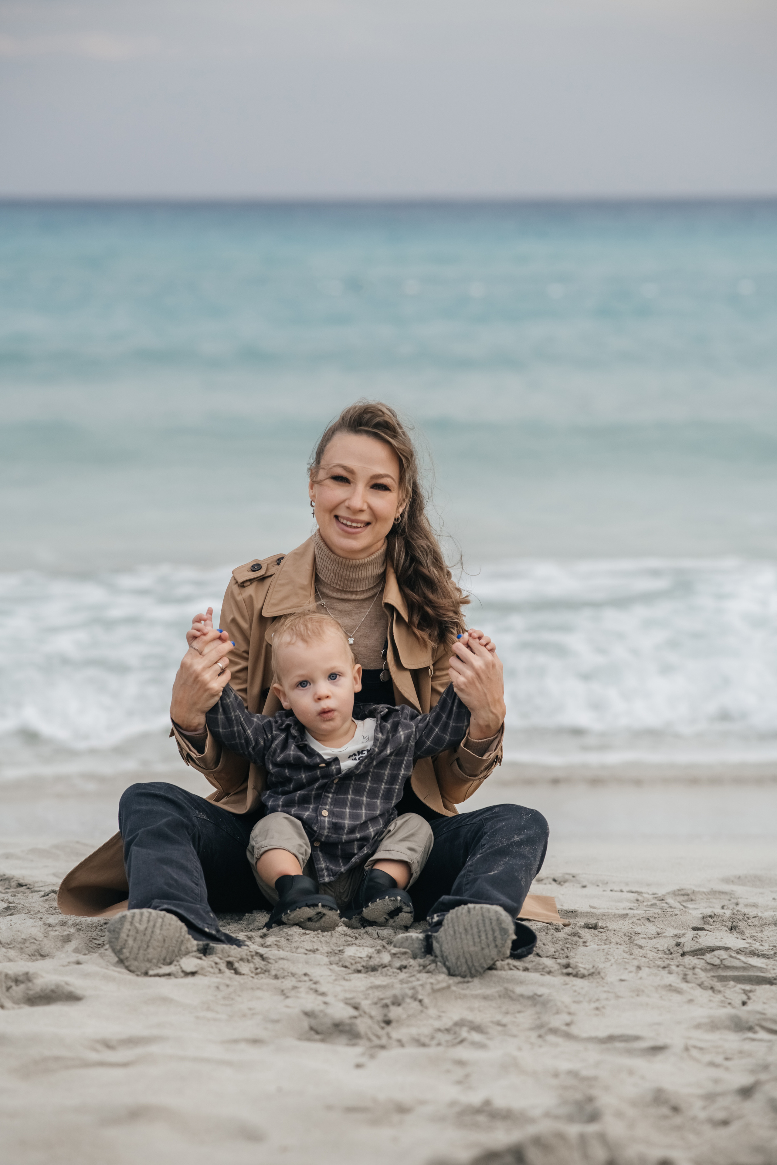 На пляже Нисси Бич. Фотограф на Кипре