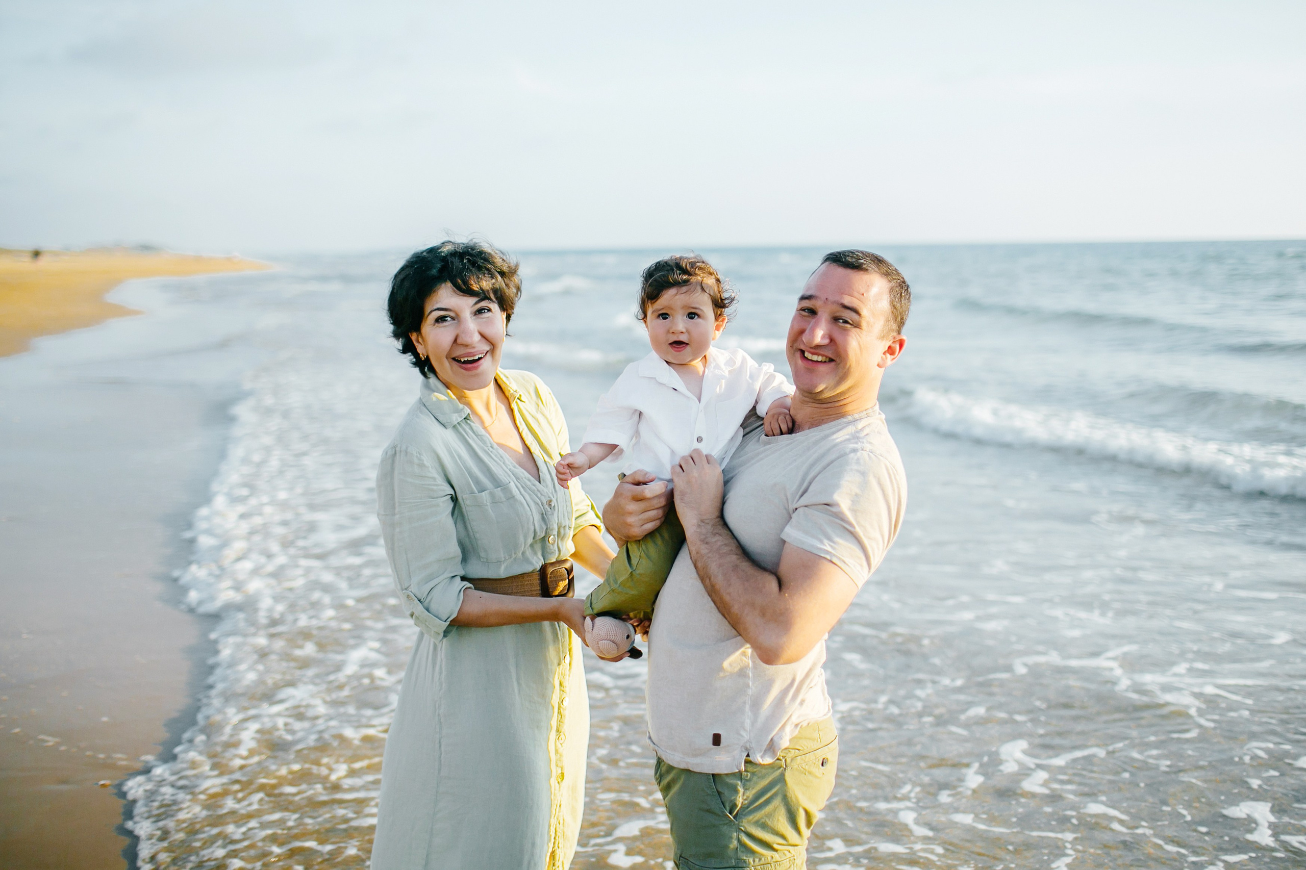 Studentim beach / Eithan 9 month. Family photographer in Israel