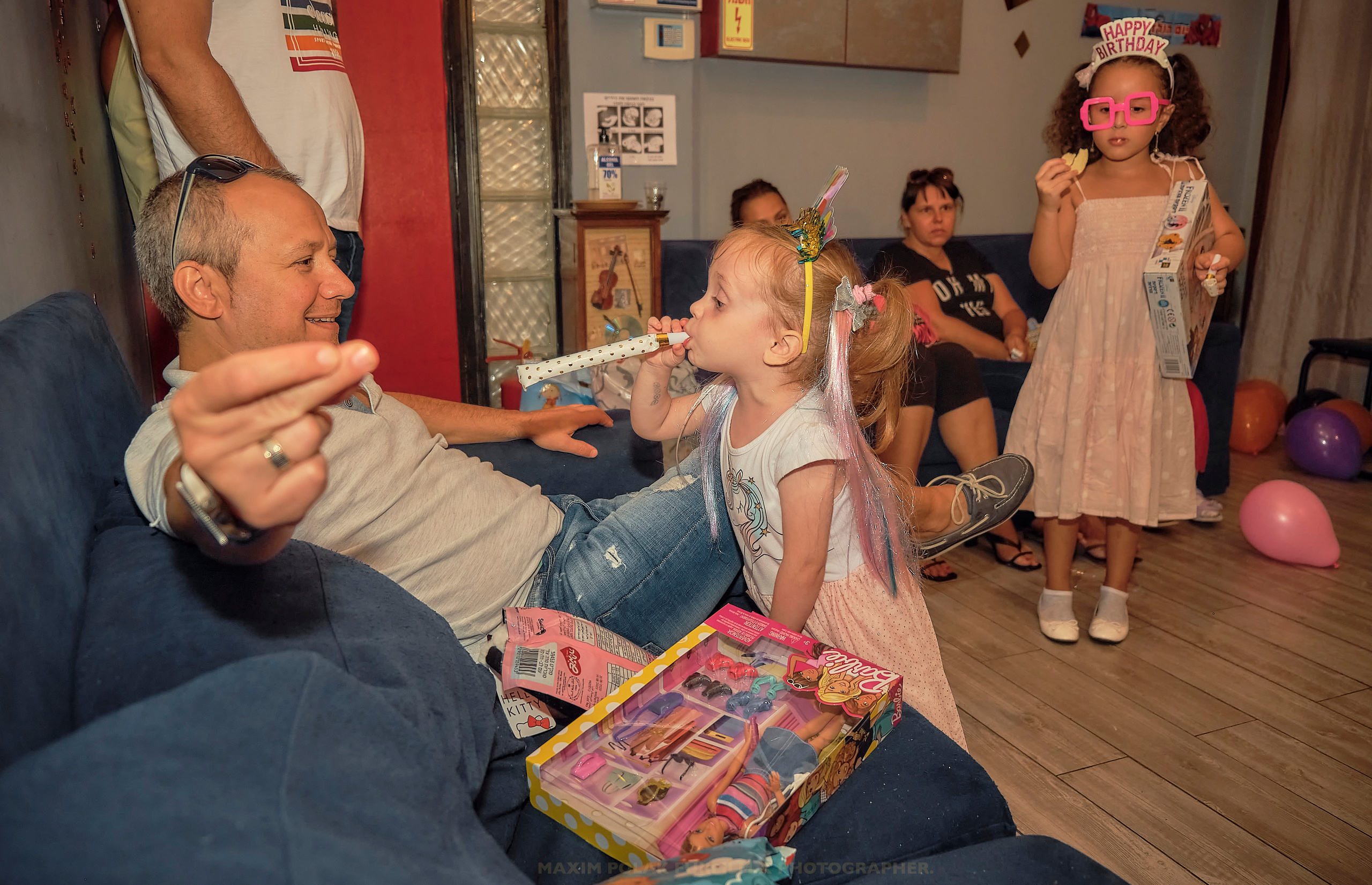 Birthday Party. Middle East Photo Agency — Weddings, Bar & Bat Mitzvahs, Brit Milah, Theater, Magnets, Portraits