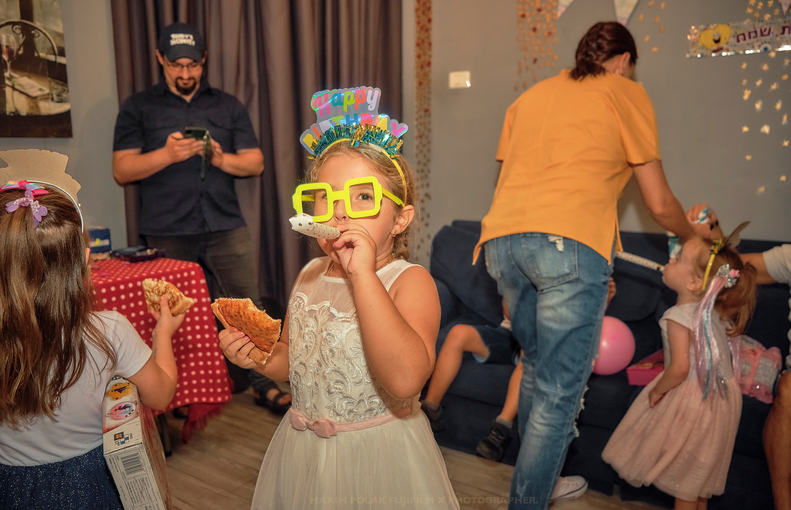 Birthday Party. Middle East Photo Agency — Weddings, Bar & Bat Mitzvahs, Brit Milah, Theater, Magnets, Portraits
