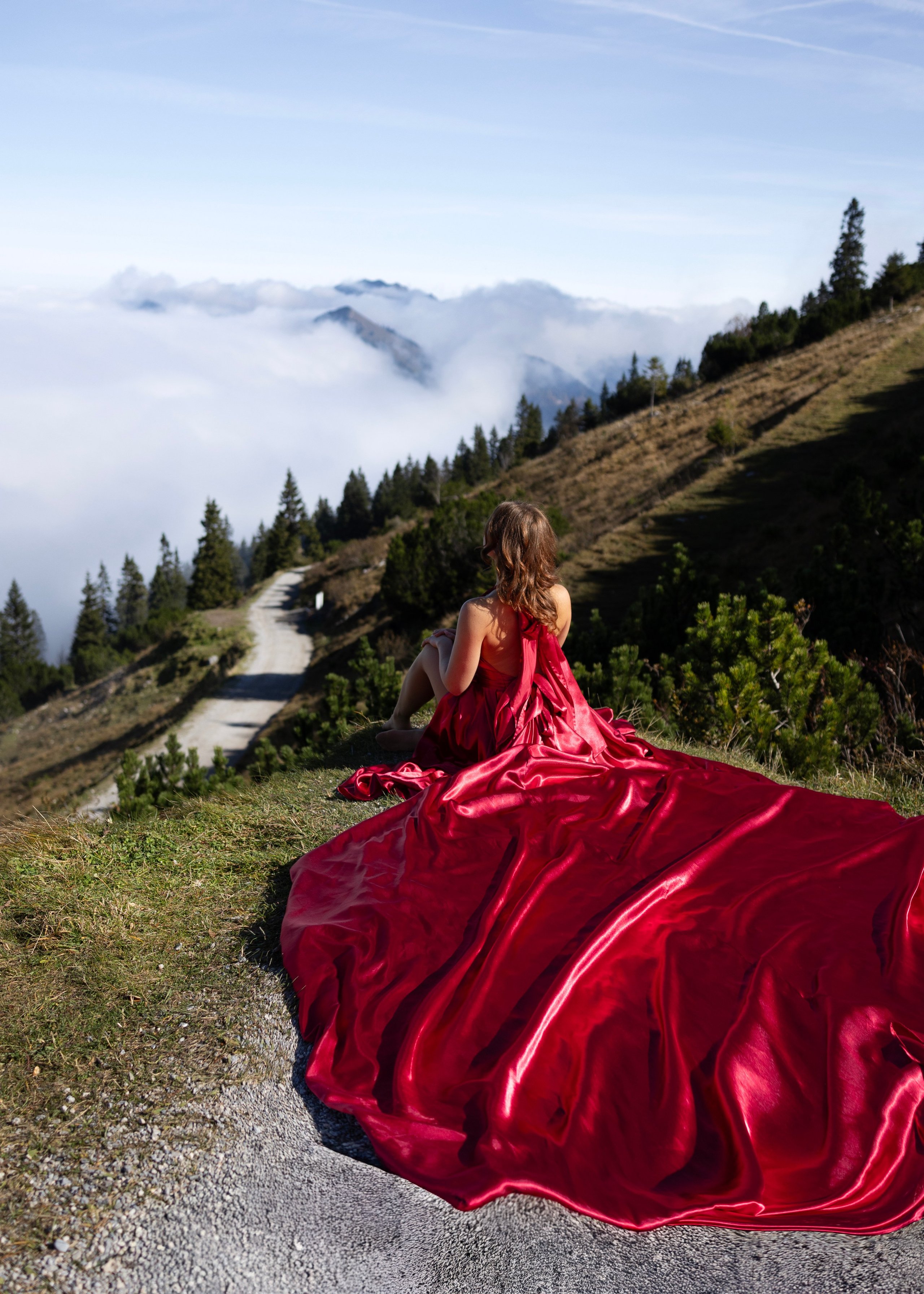 Shooting in the mountains. Photographer in Munich