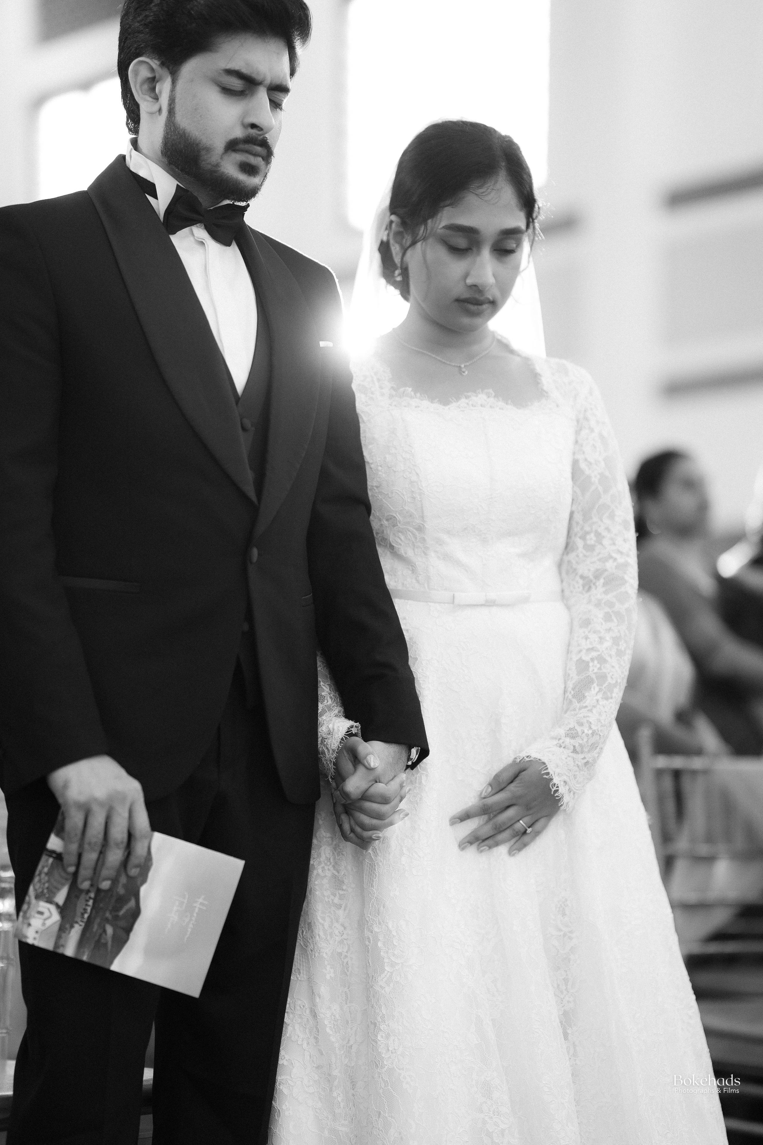 A Love Story Rooted in Faith: Tabitha & Harry’s Christian Wedding in Idukki. BokehAds | Wedding Photography & Films