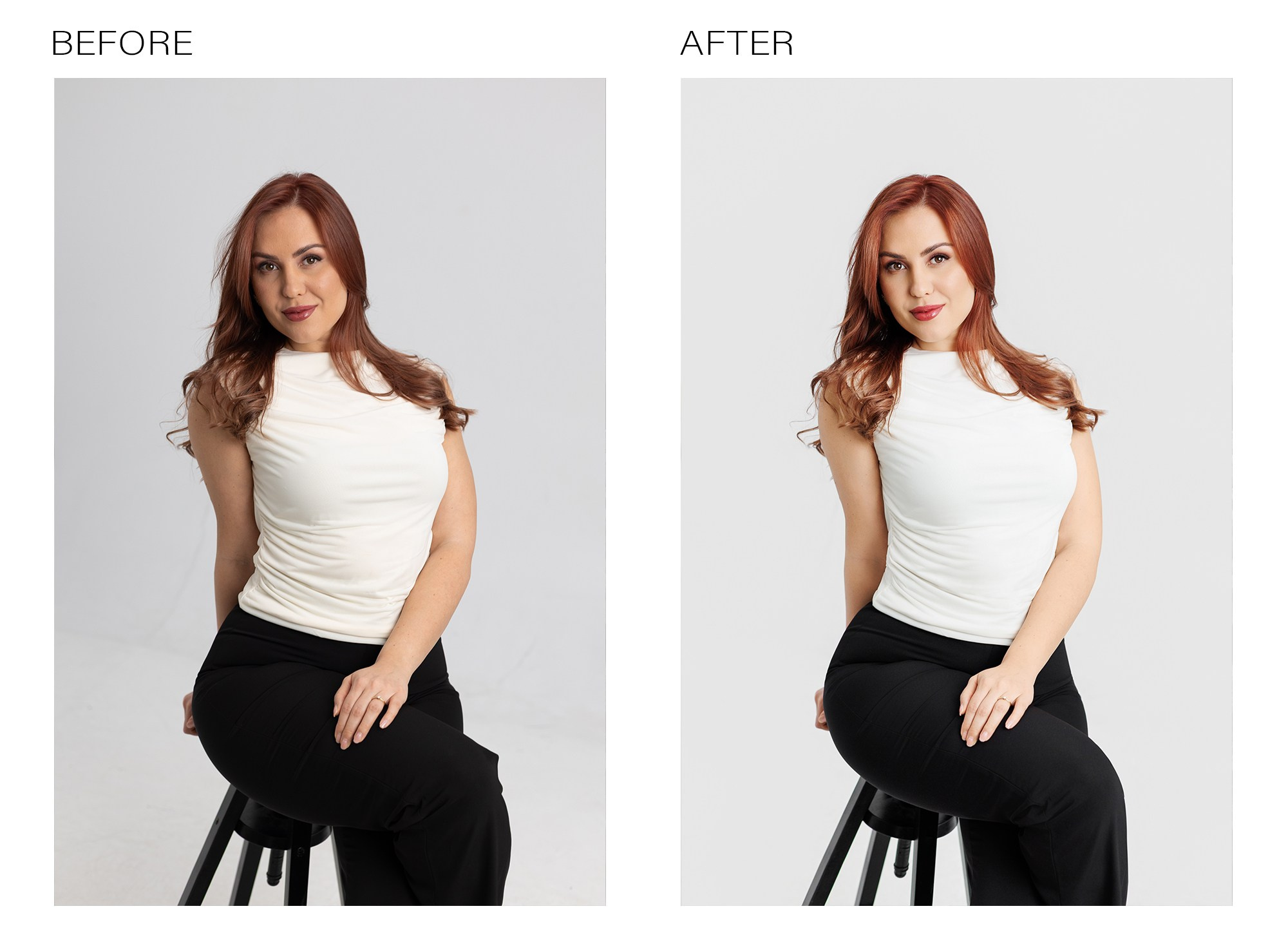 стественная ретушь портрета профессиональным международным ретушером, аккуратная коррекция кожи и натуральные тона. Профессиональная обработка портрета с естественным улучшением, услуги worldwide