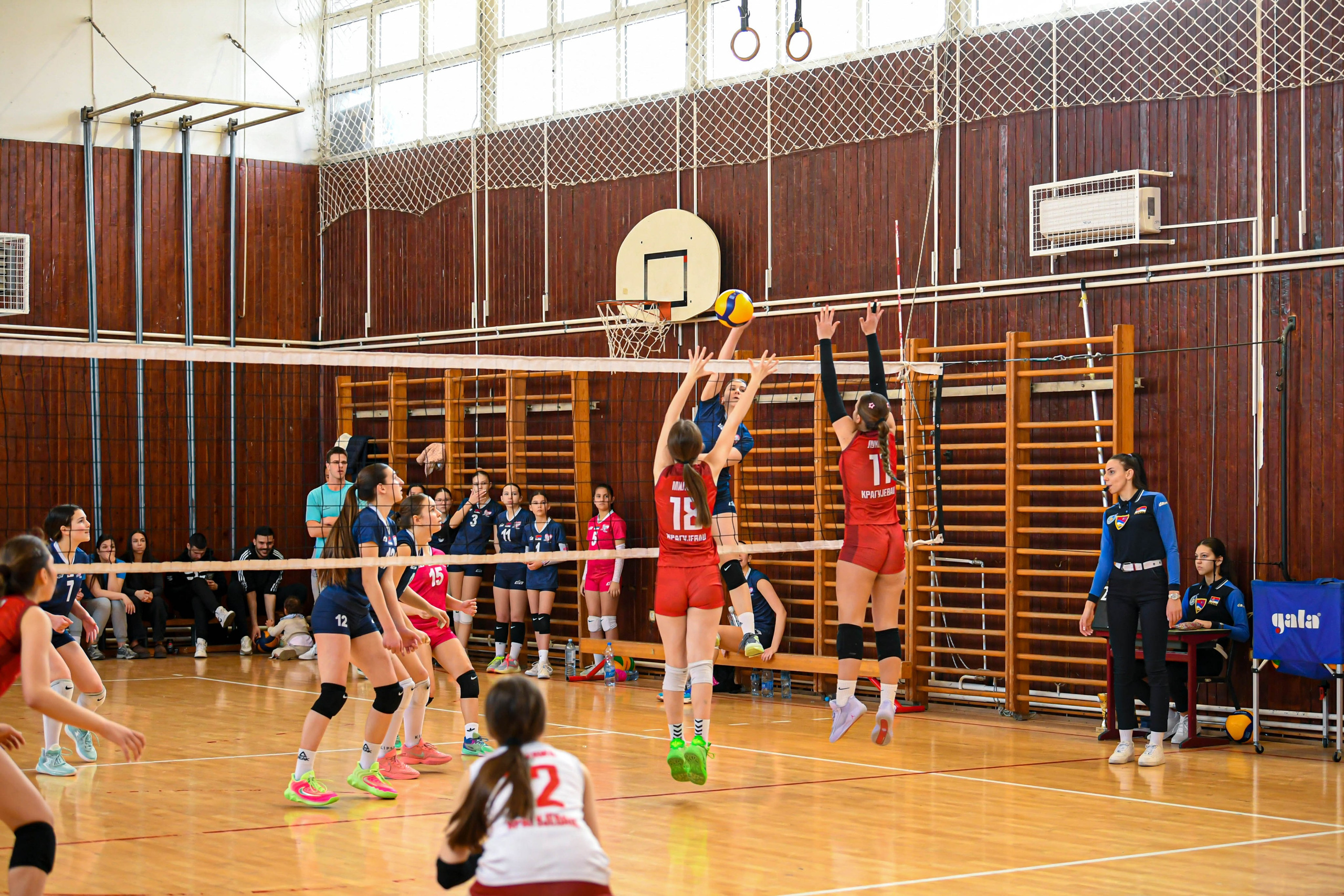 Odbojka 22.03.  Radnicki KG — BlockVolley JAG. Foto Simic Jagodina