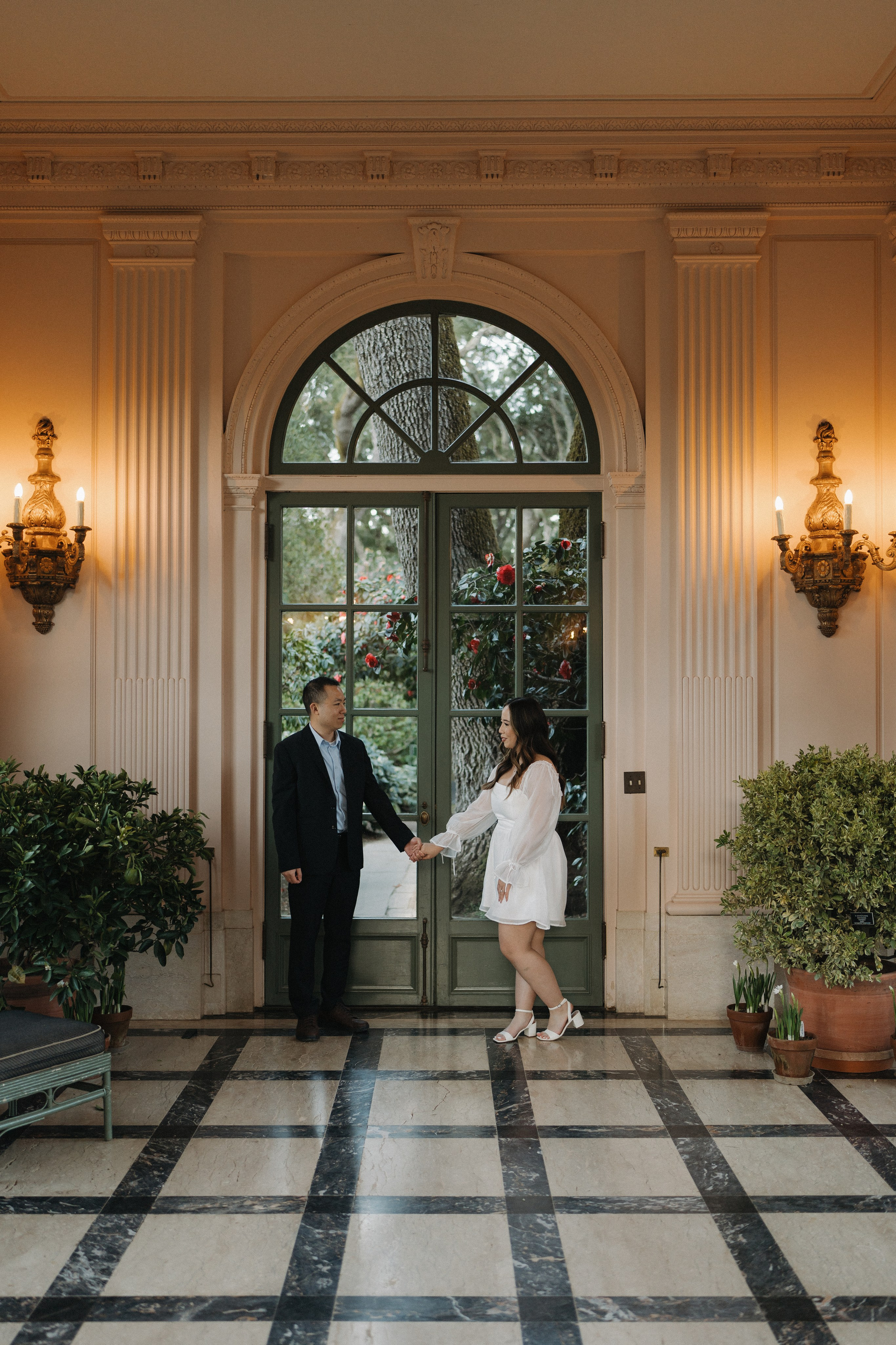 Filoli Historic Garden Engagement Photoshoot. Soulo Photography | San Francisco Bay Area Based Photographer