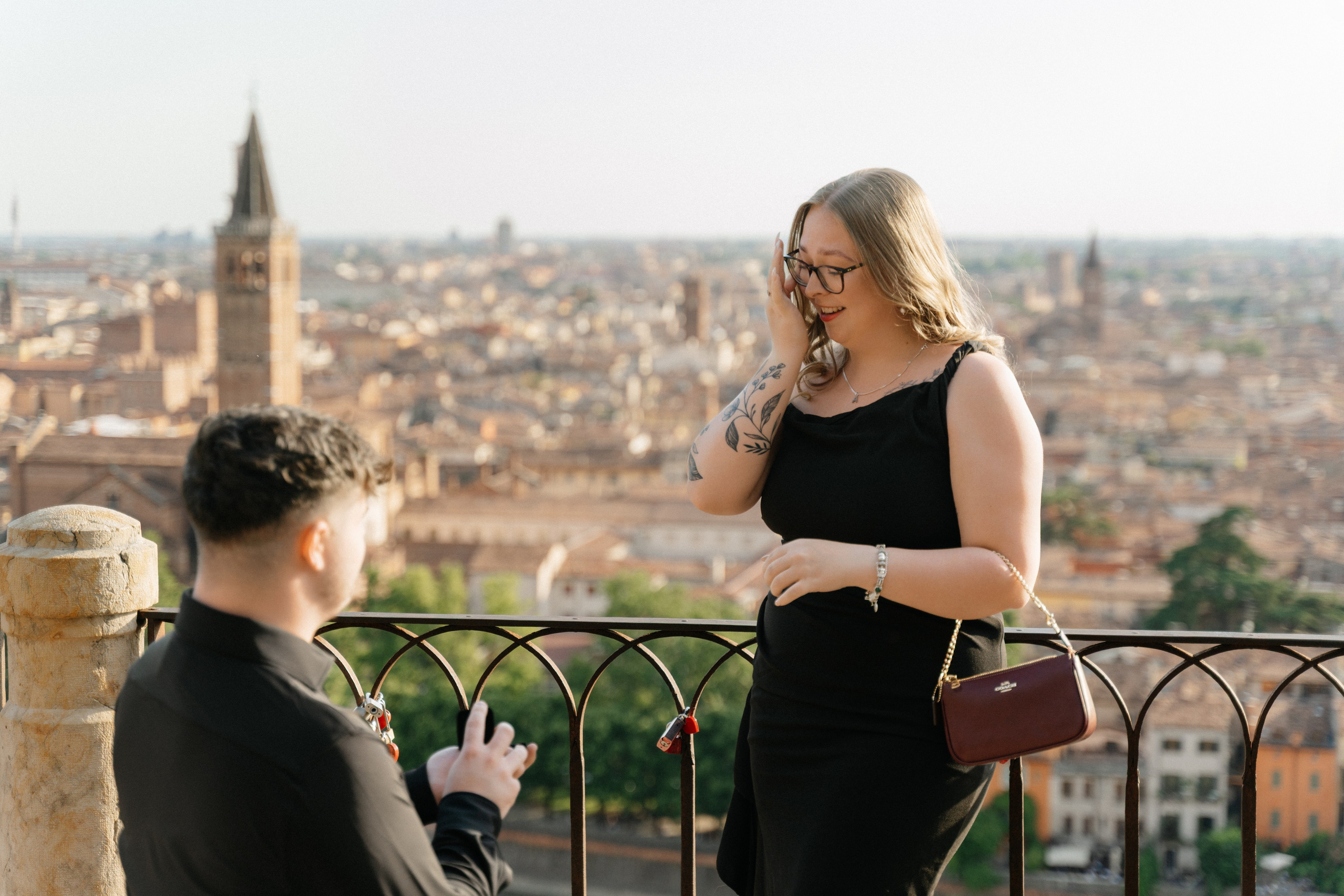 A & A (Castel San Pietro, Verona, Italy). Marriage Proposal Photographer in Verona, Lake Garda and Dolomites| Diana Fedrigo