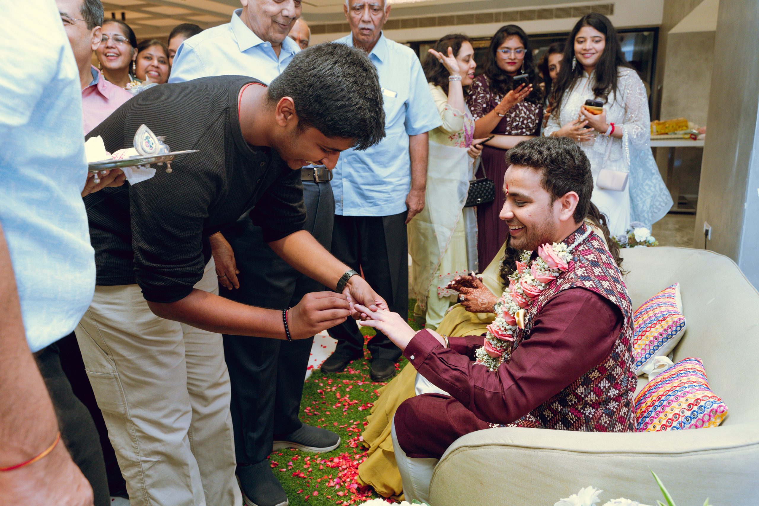 Harshika & Anmol. Menu