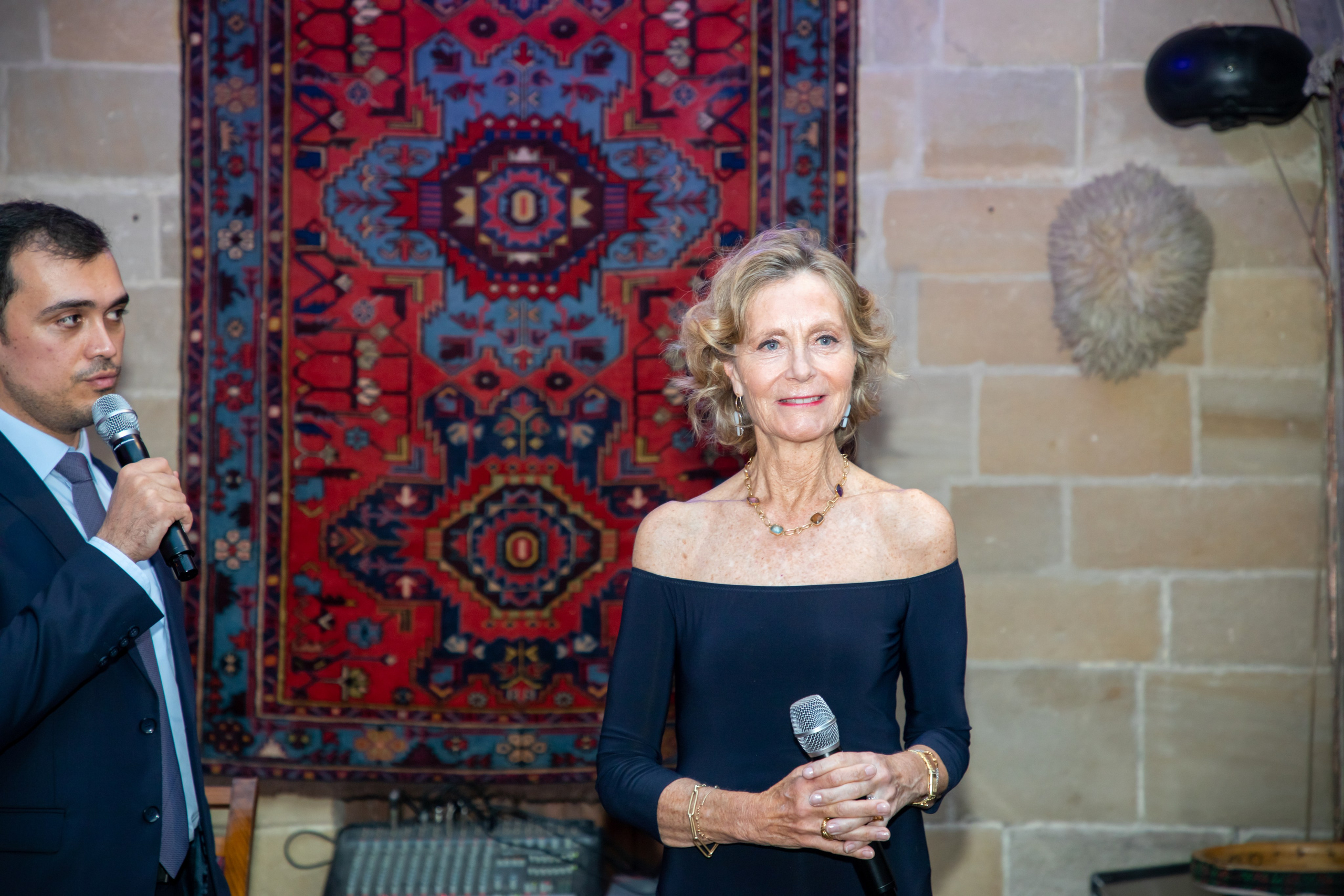 Gala-Dinner with the French Countess, the main etiquette expert Marie de Tilly. Baku Photographer