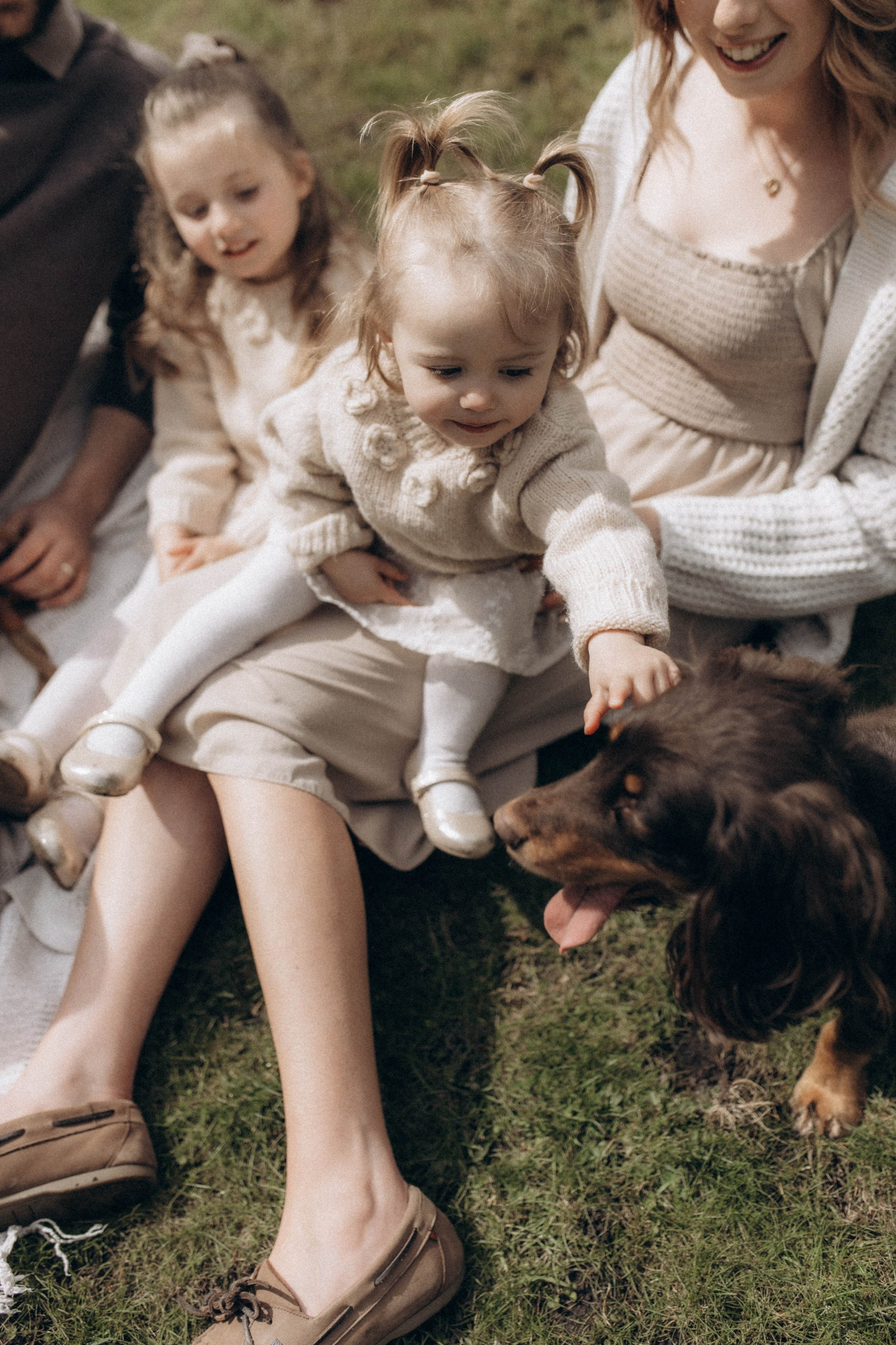 The family of Callum and Emily. Wedding and Portrait Photographer Evie Moon