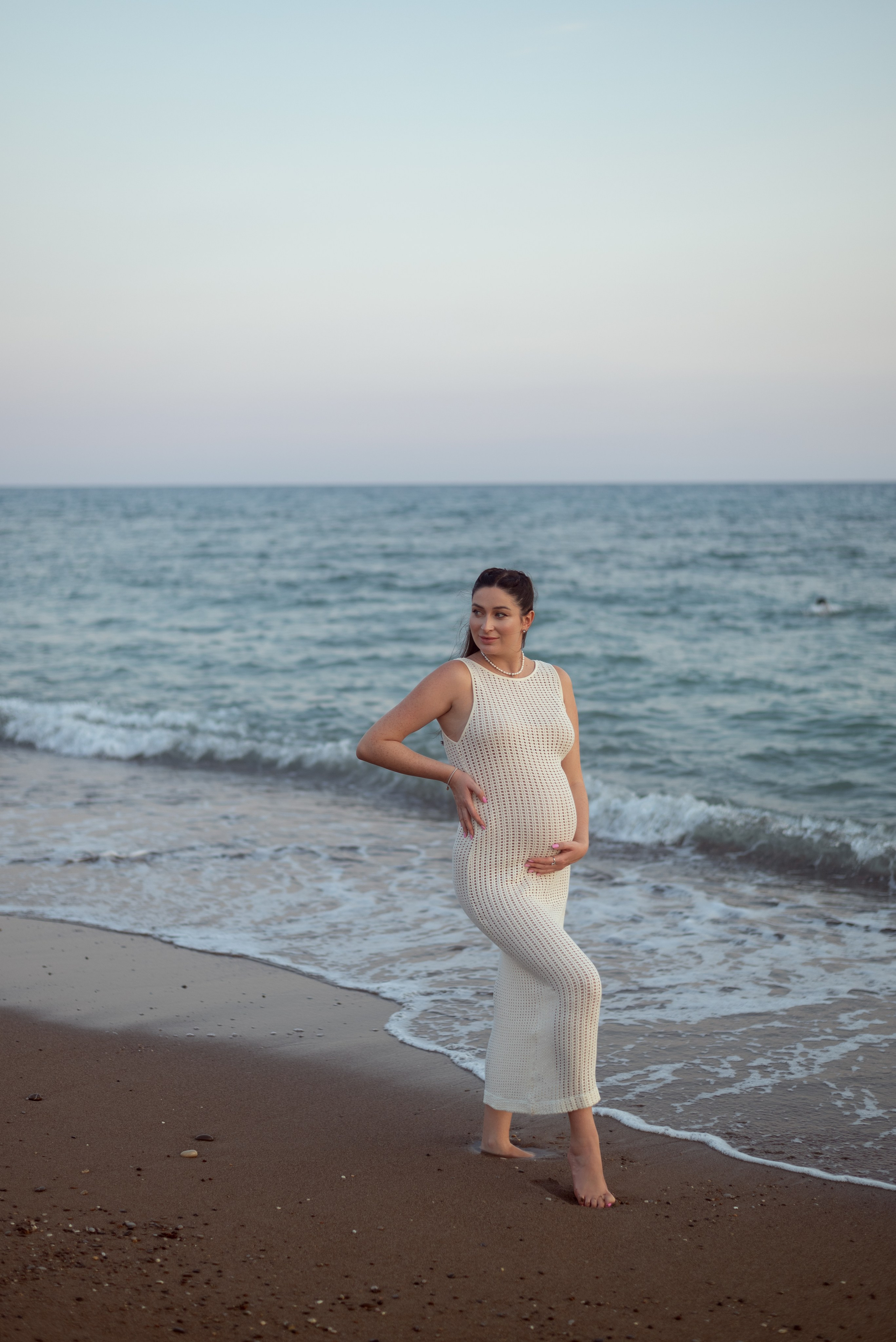 Семейная фотосессия на пляже в Белеке. Фотограф Анталия, Кемер, Белек, Сиде Дарья Кая