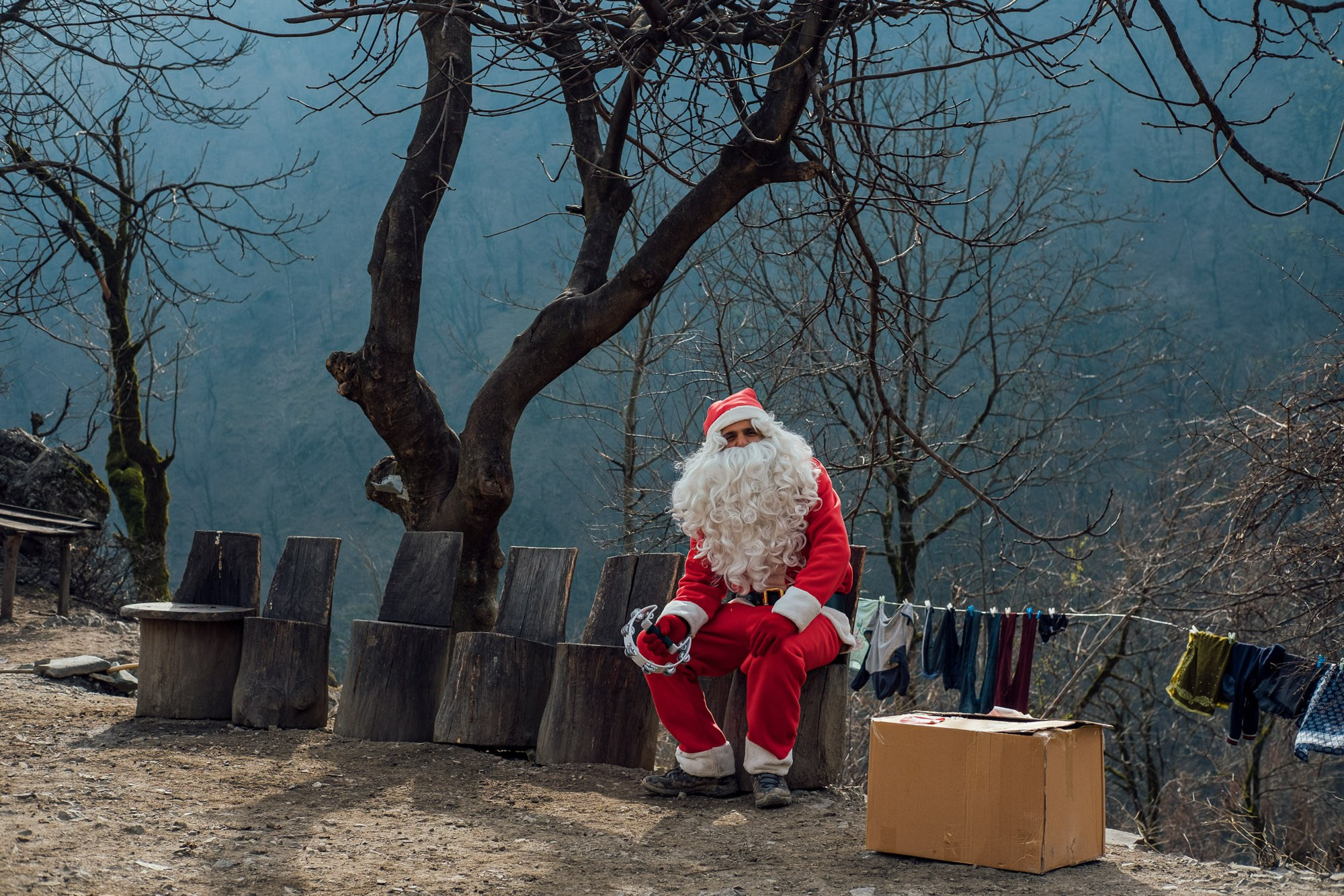 Şaxta Baba Ucqar Dağ Kəndlərində - Sosial Layihə. Bakıda Peşəkar Tədbir, Love Story və Təbiət Fotoqrafı — Elşən Baba