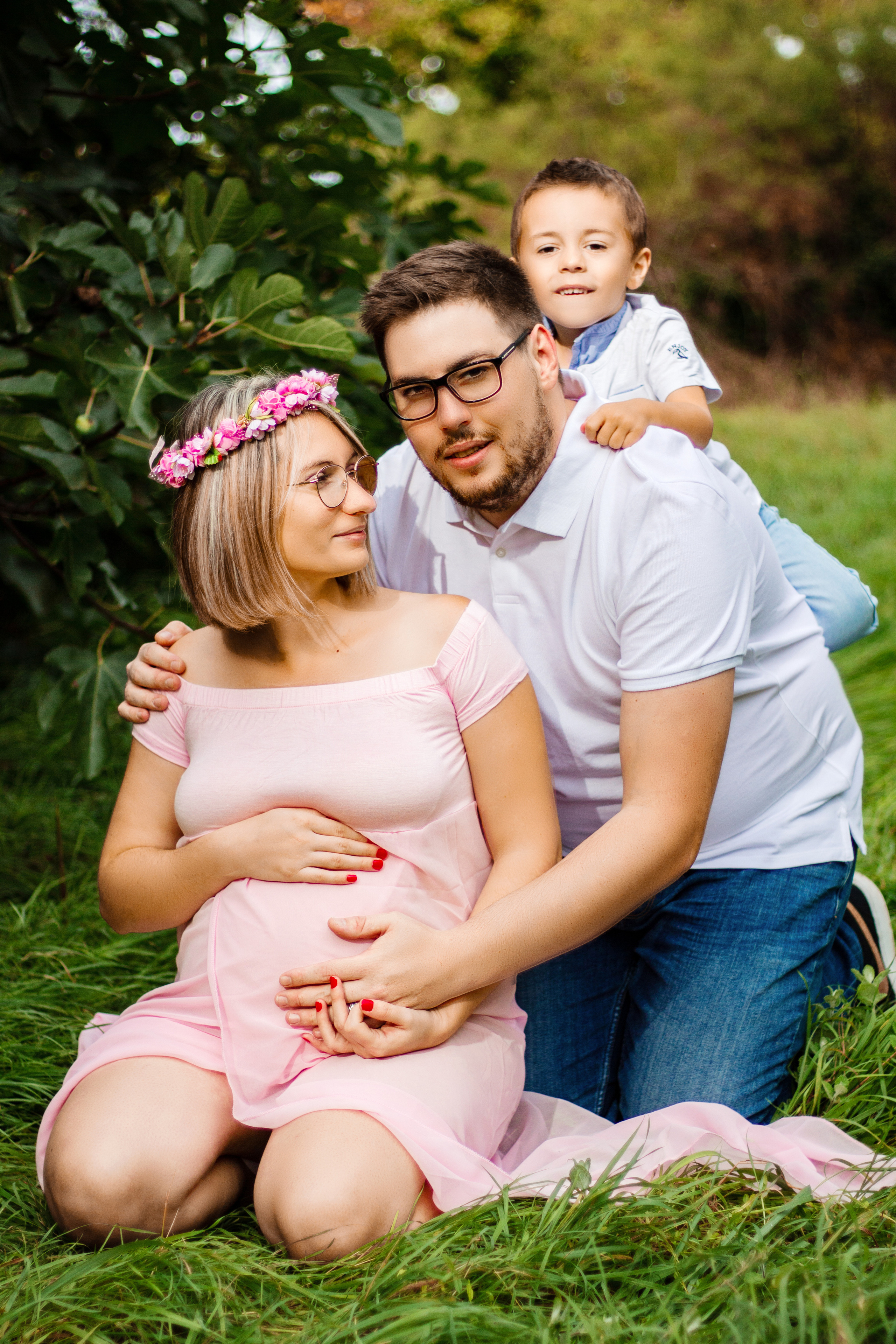 Séance grossesse en famille à Perpignan