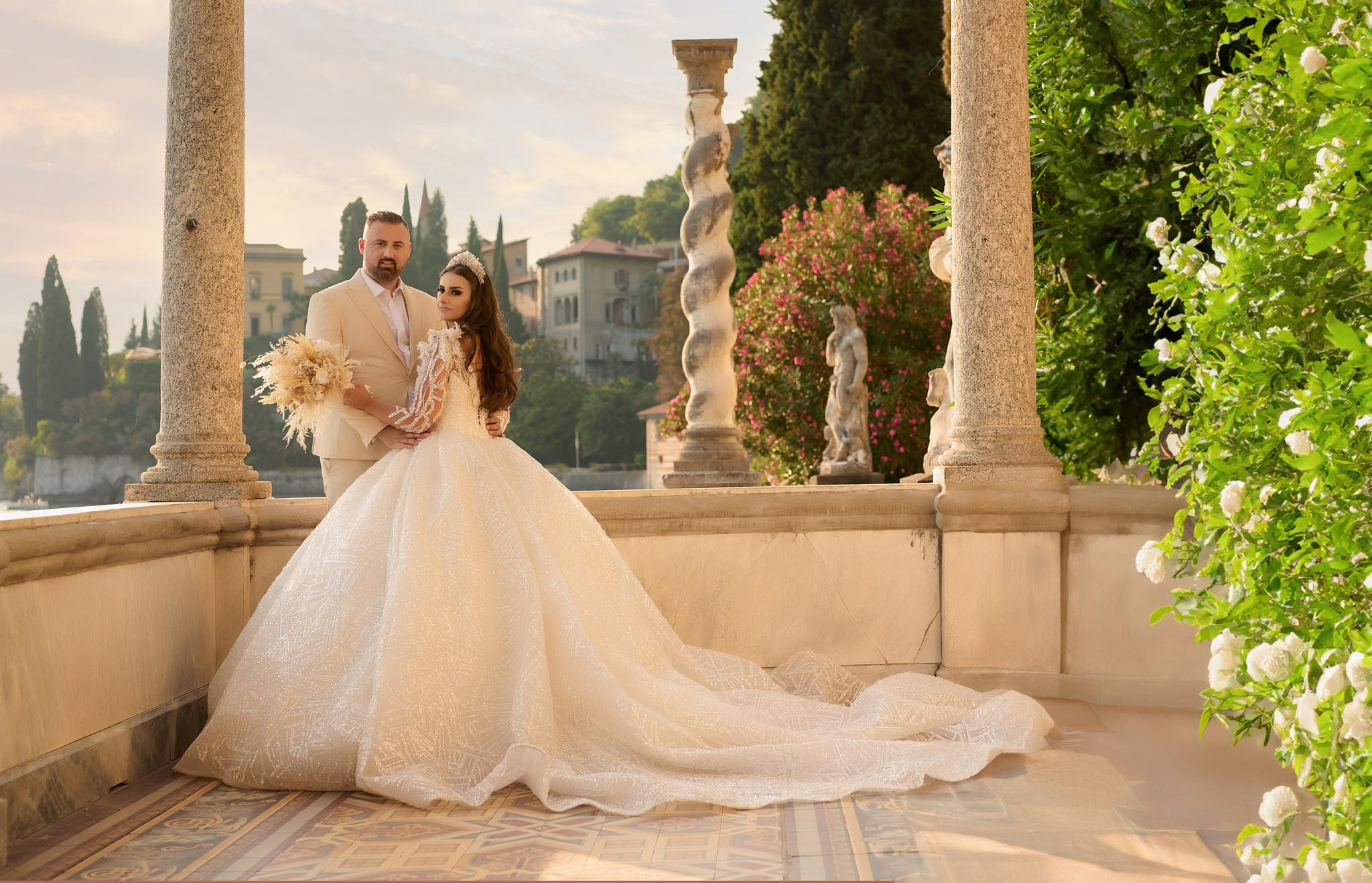 Persida & Ergys. Fotografo matrimonio Lago di Como Ferrari Media Production