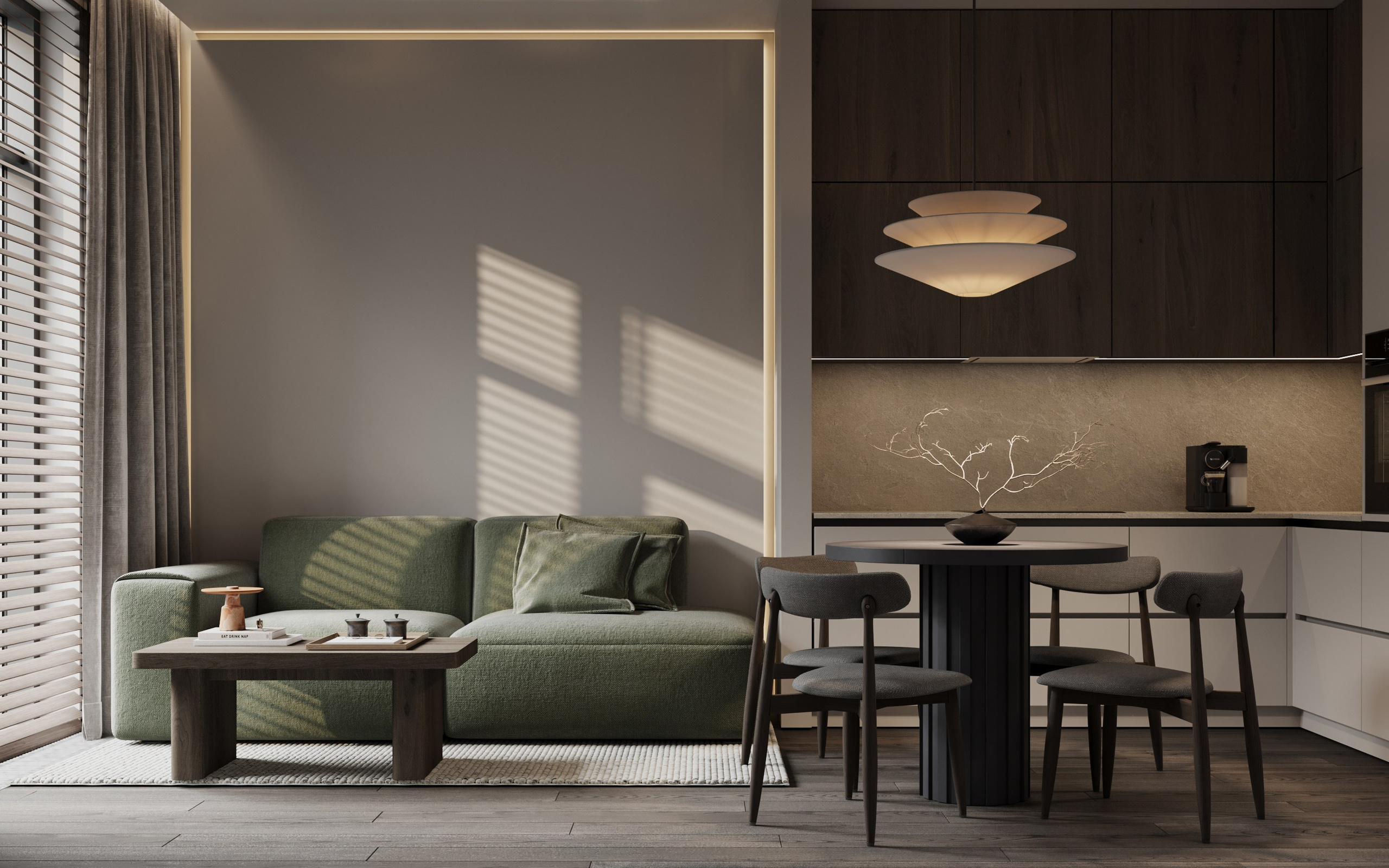 LENINGRADKA. Визуализация интерьера. Подолина Юлия