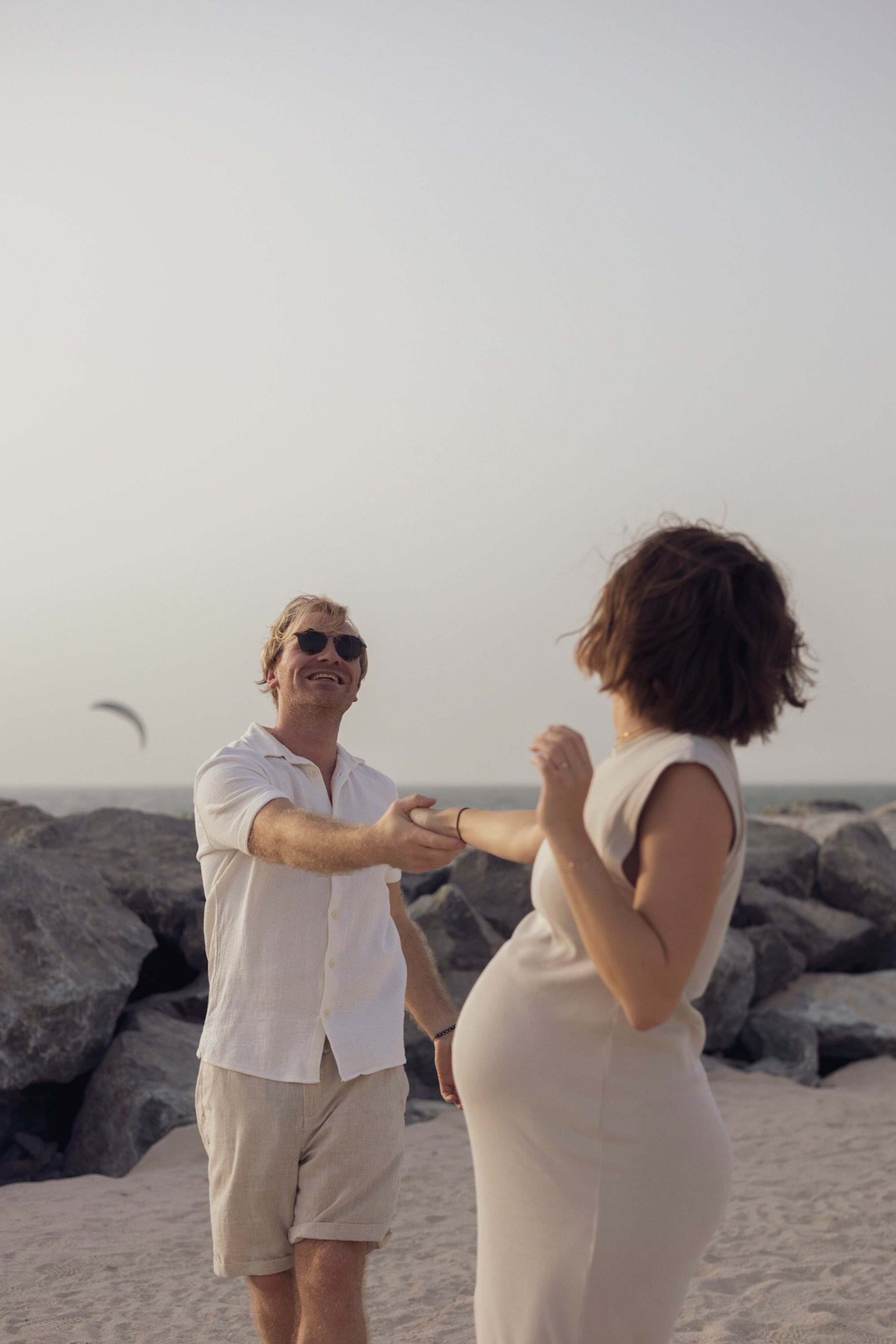 Maternity Session — Beach. Family Photographer in Dubai