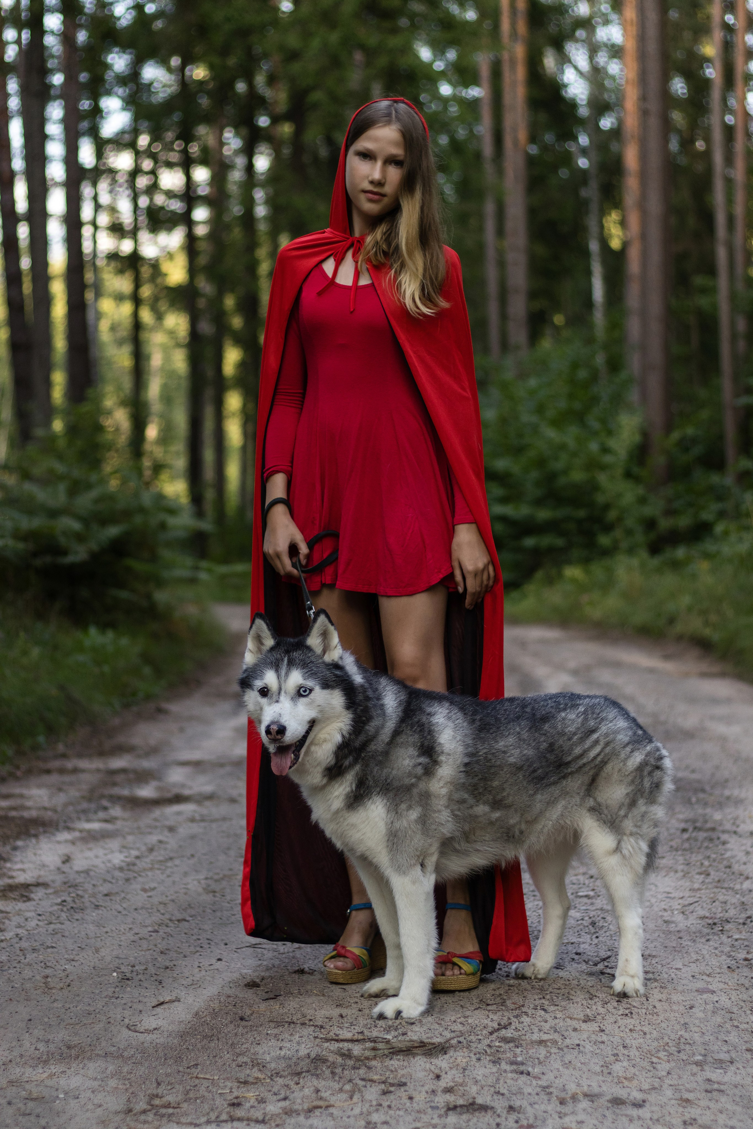 Фотосессия красная шапочка. Фотограф / Даугавпилс