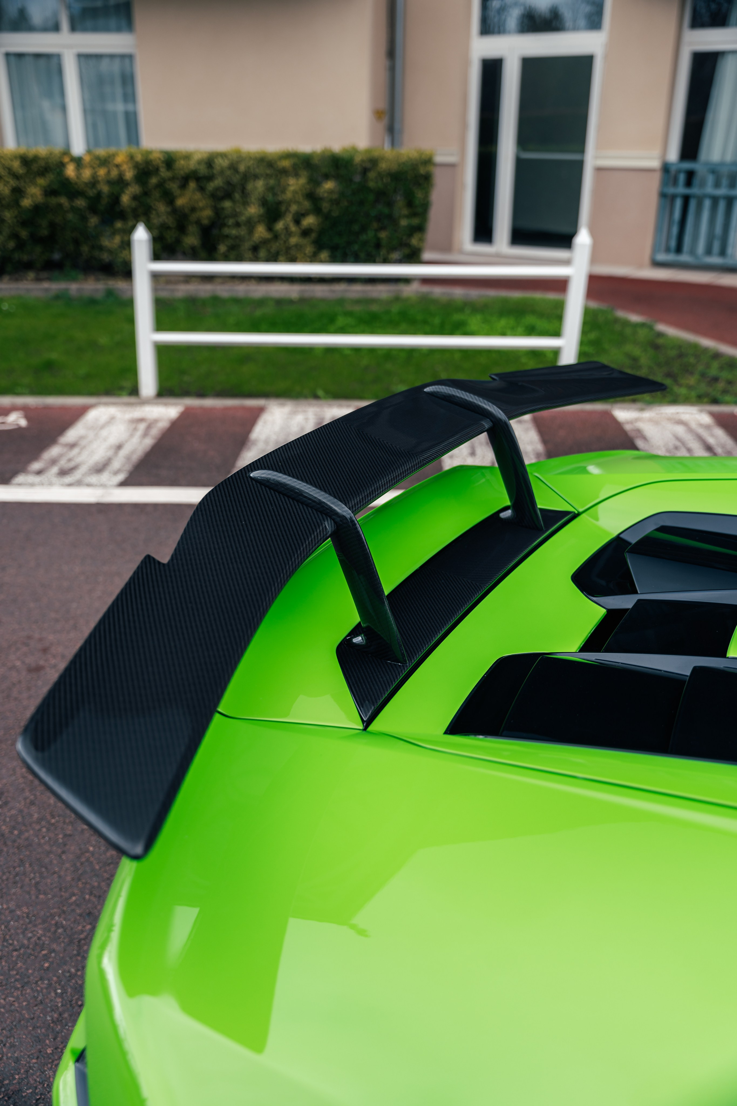 Lamborghini Huracan Evo Spyder. Photographe de voitures à Paris — Vitalii Motruk