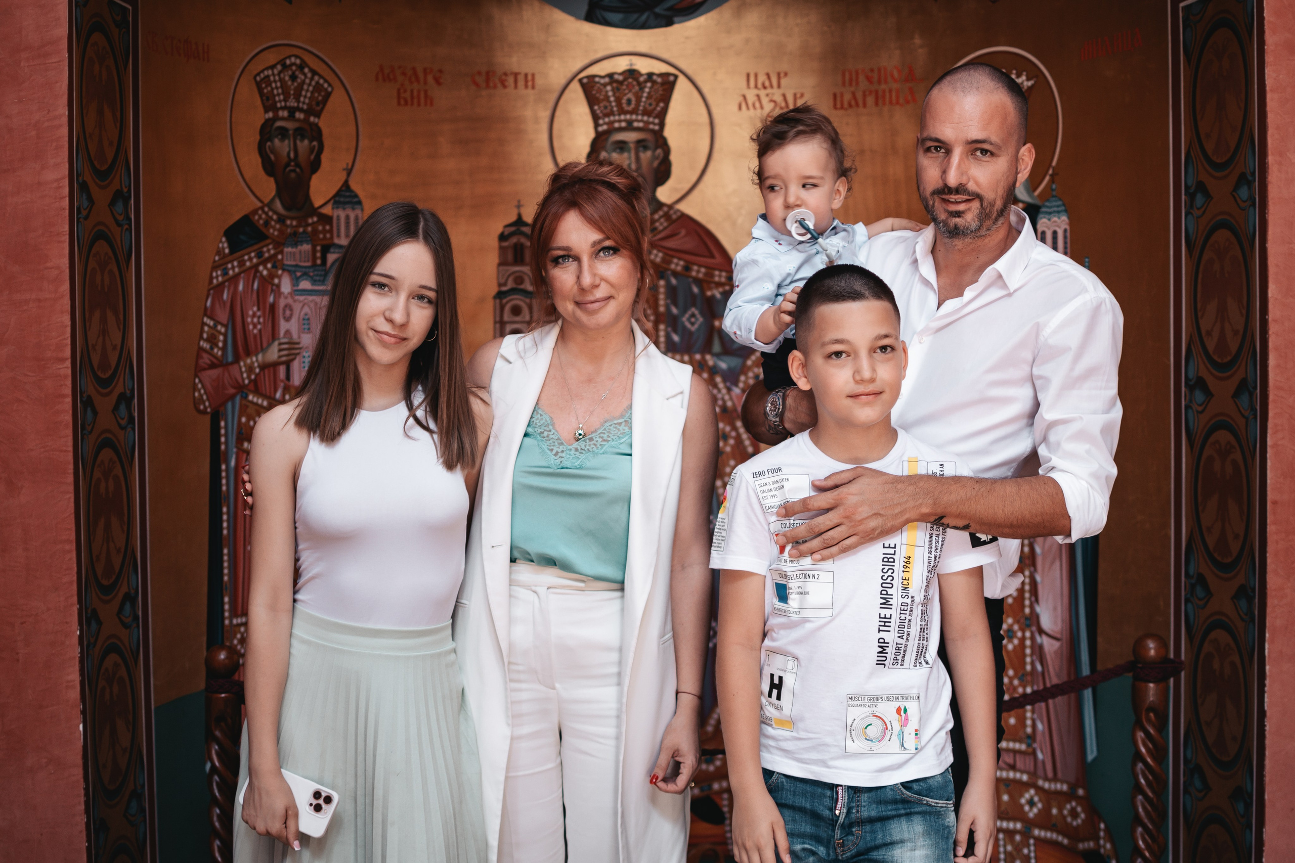 Lazar, krštenje i rođendan. BambinaaPhotography