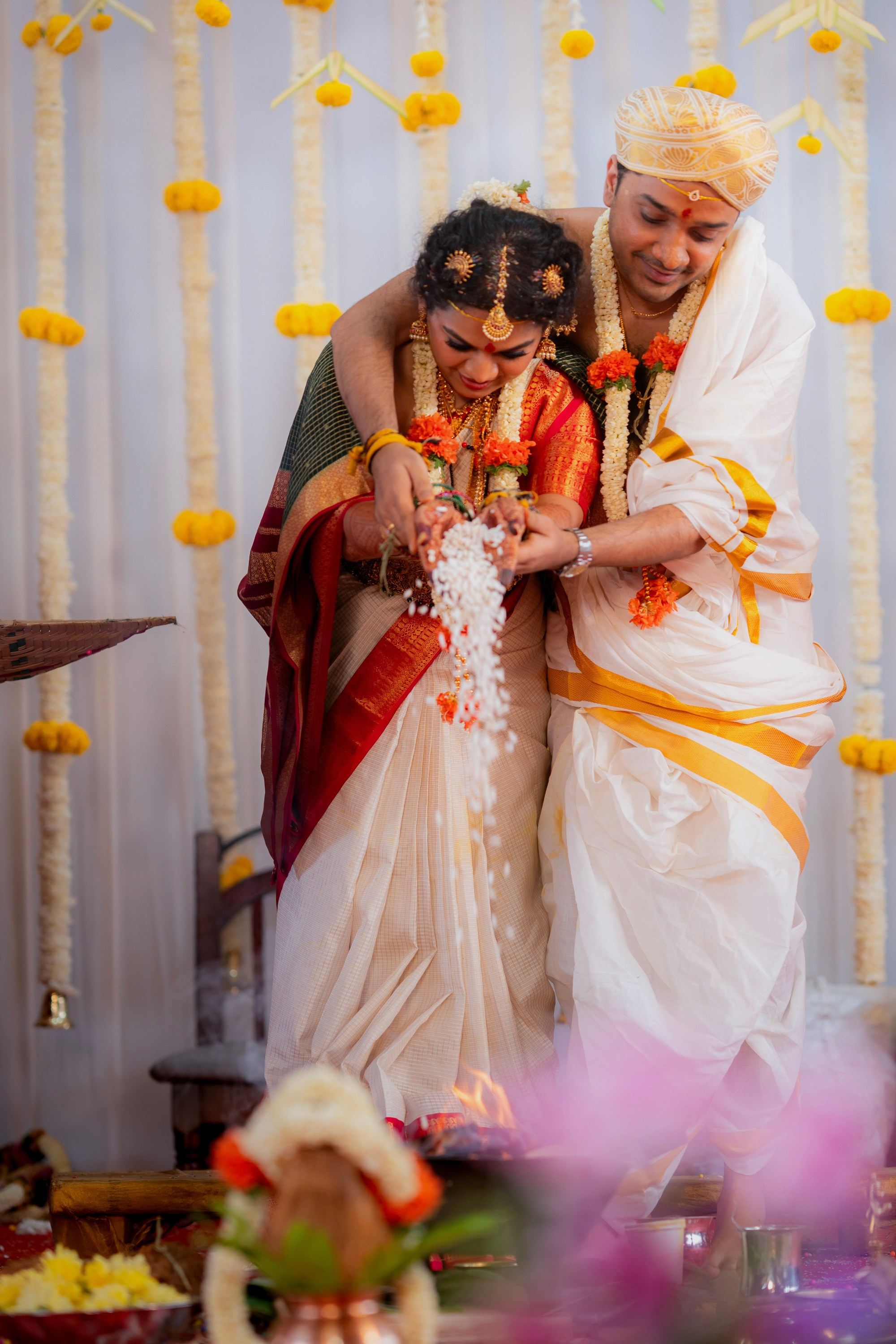 Kruthika & Akshay, Wedding at Balan Farms, Bangalore | Truly Yours