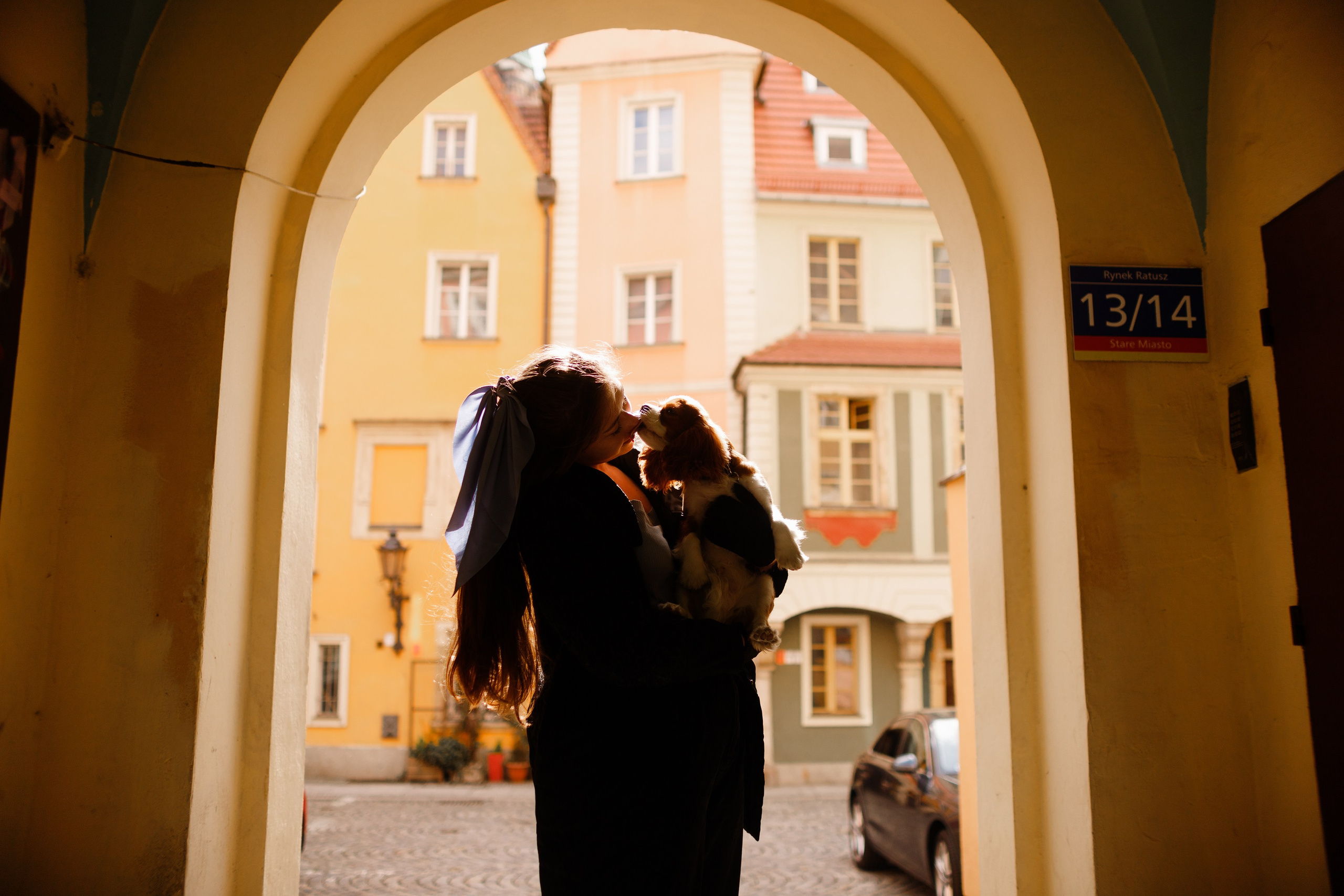 Uliana i Franklin. Kaja | fotograf we Wrocławiu | ludzie i psy