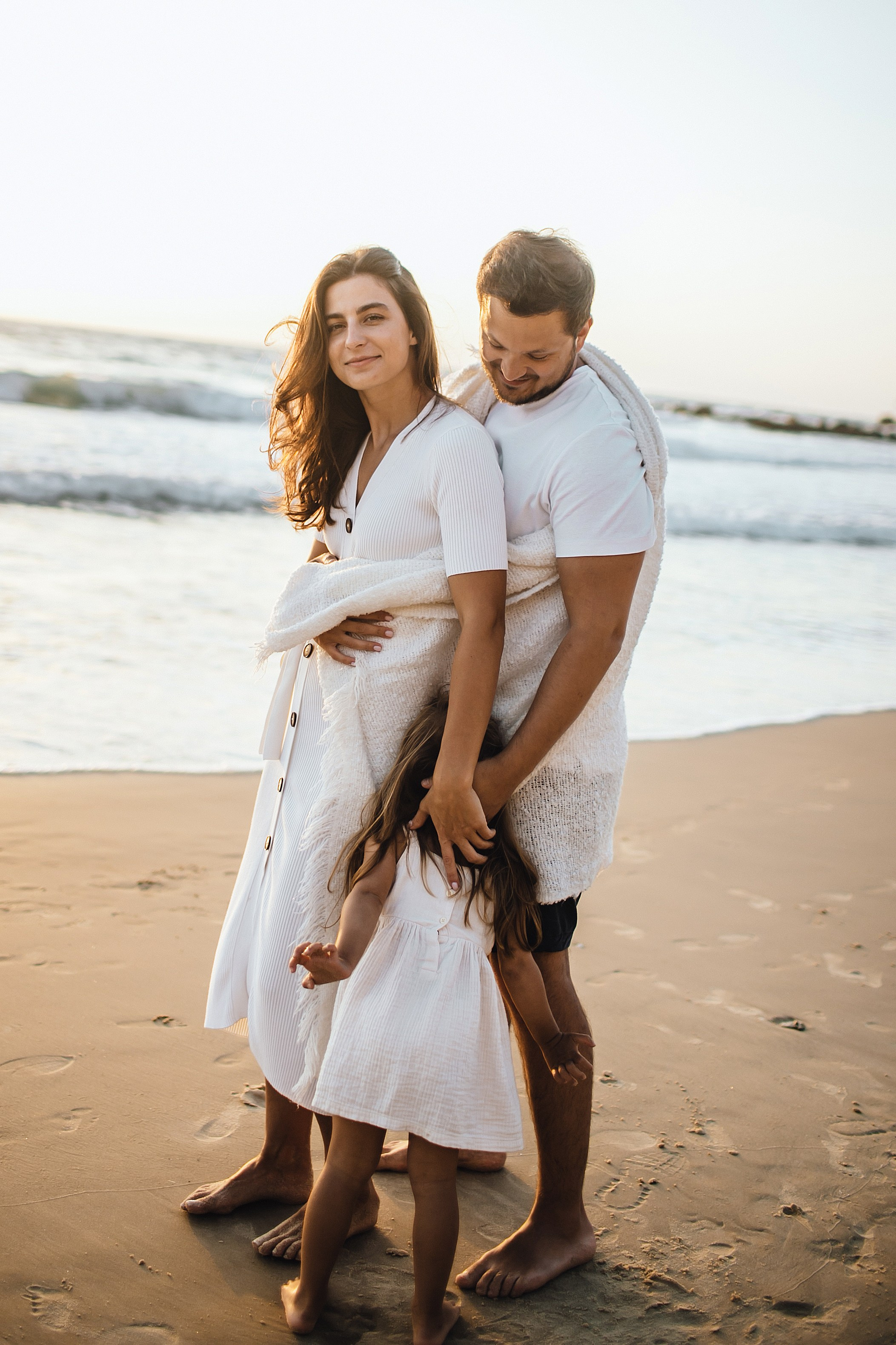Bat Yam beach. Family photographer in Israel