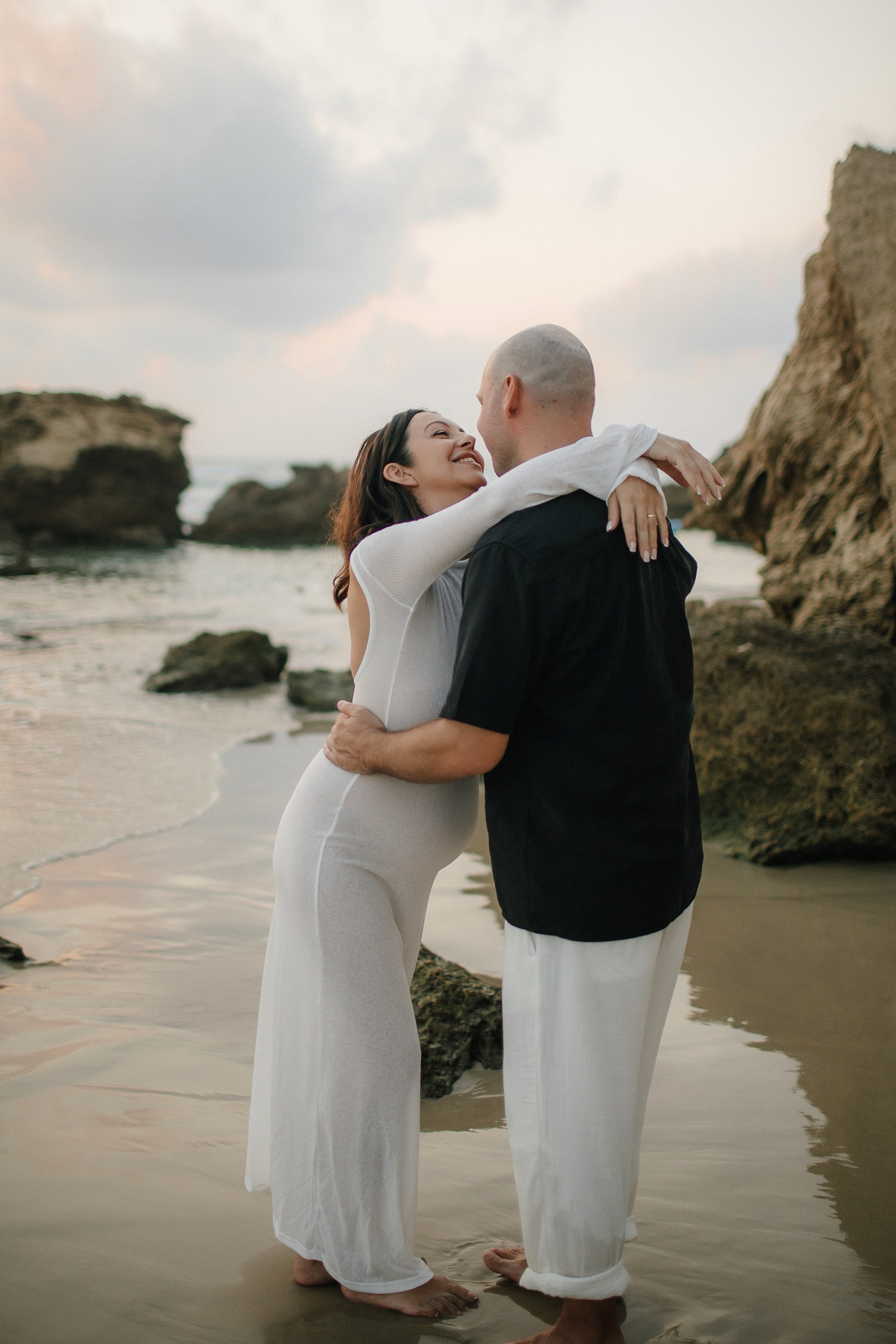 Katya & Fil Givat Olga. Family photographer in Israel