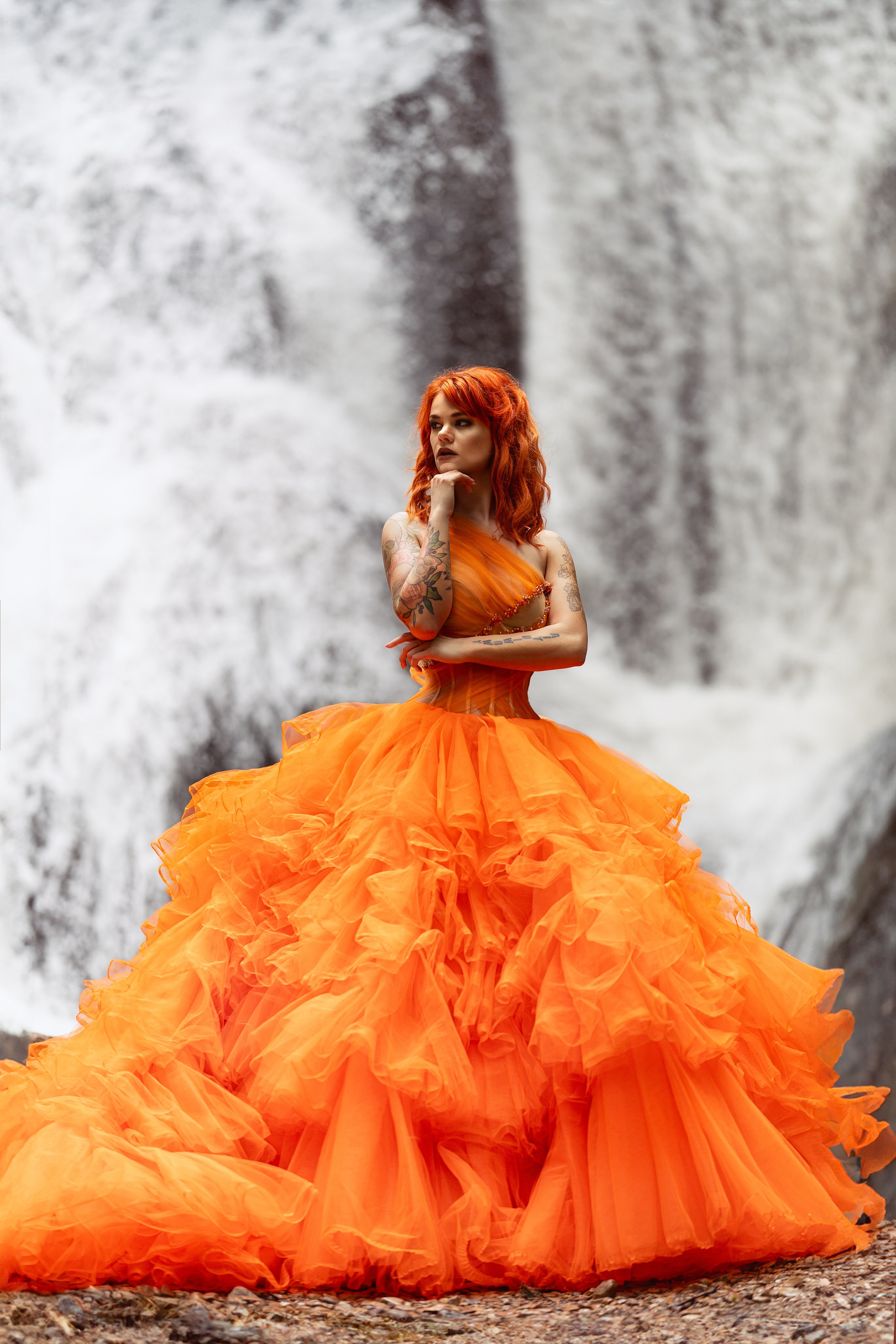 Frauenporträts in Designerkleider. Elena Fotografie aus Rottenburg am Neckar