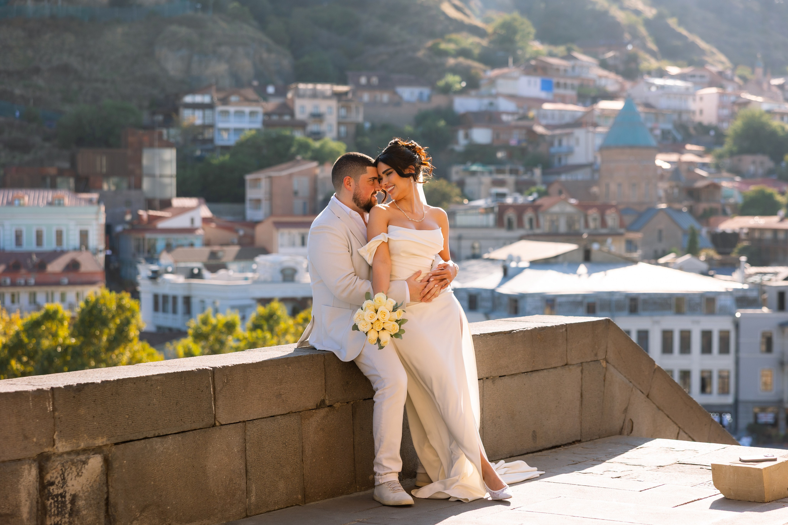 Love story in Tbilisi. Wedding photographer in Tbilisi Ioseb Mamniashvili
