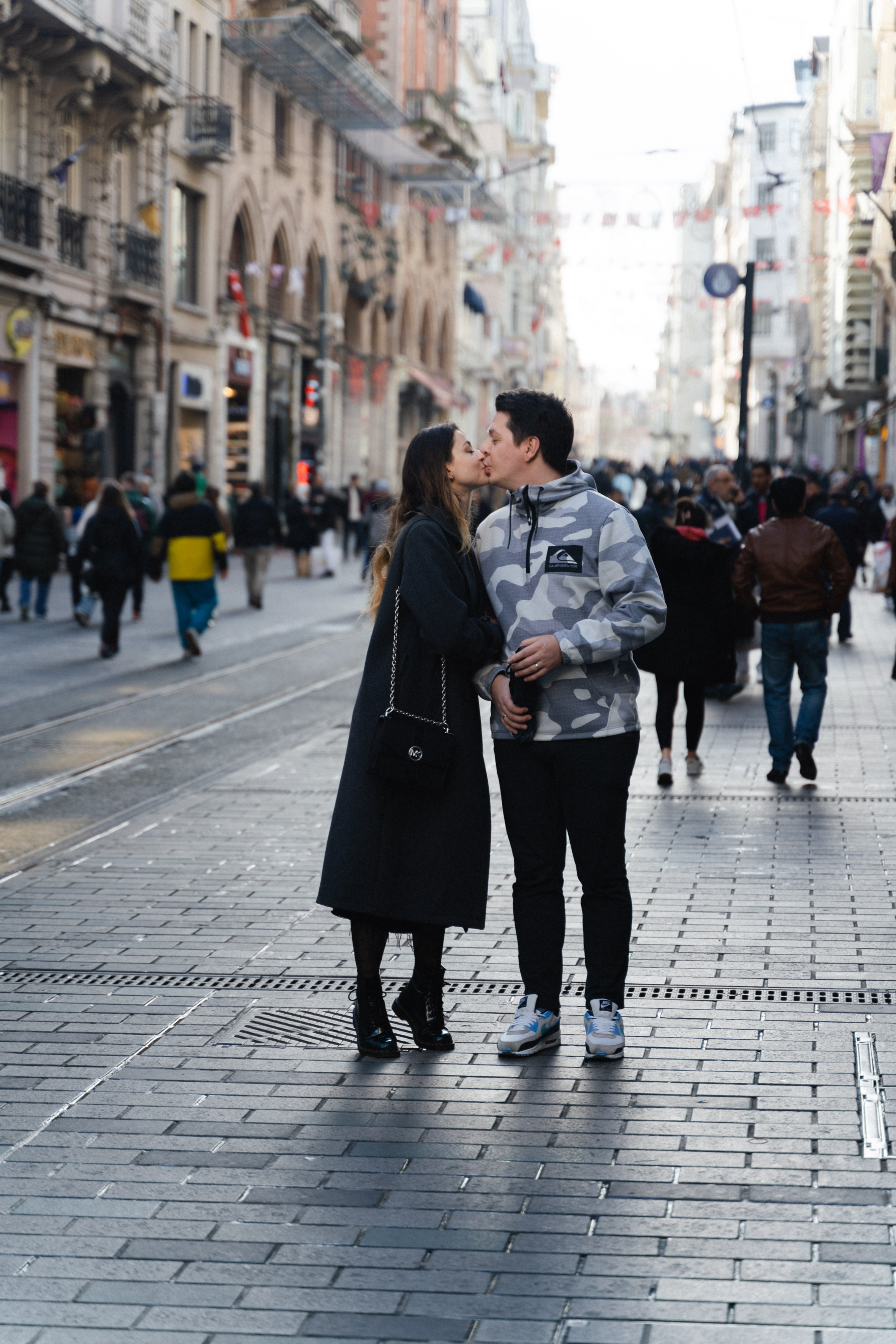 Family walk around Isteklal street. Aesthetic & Lifestyle photographer in Da Nang, Vietnam