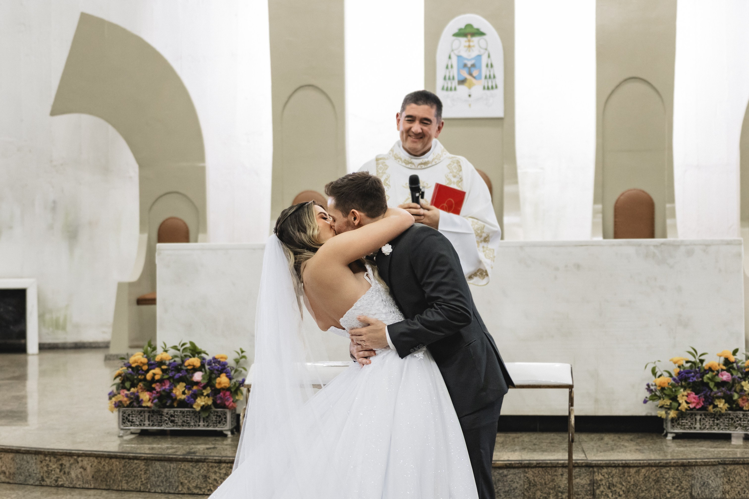 Heloisa e Andre casamento na catedral de maringa. Fotografo de casamento I Claudinei Moura