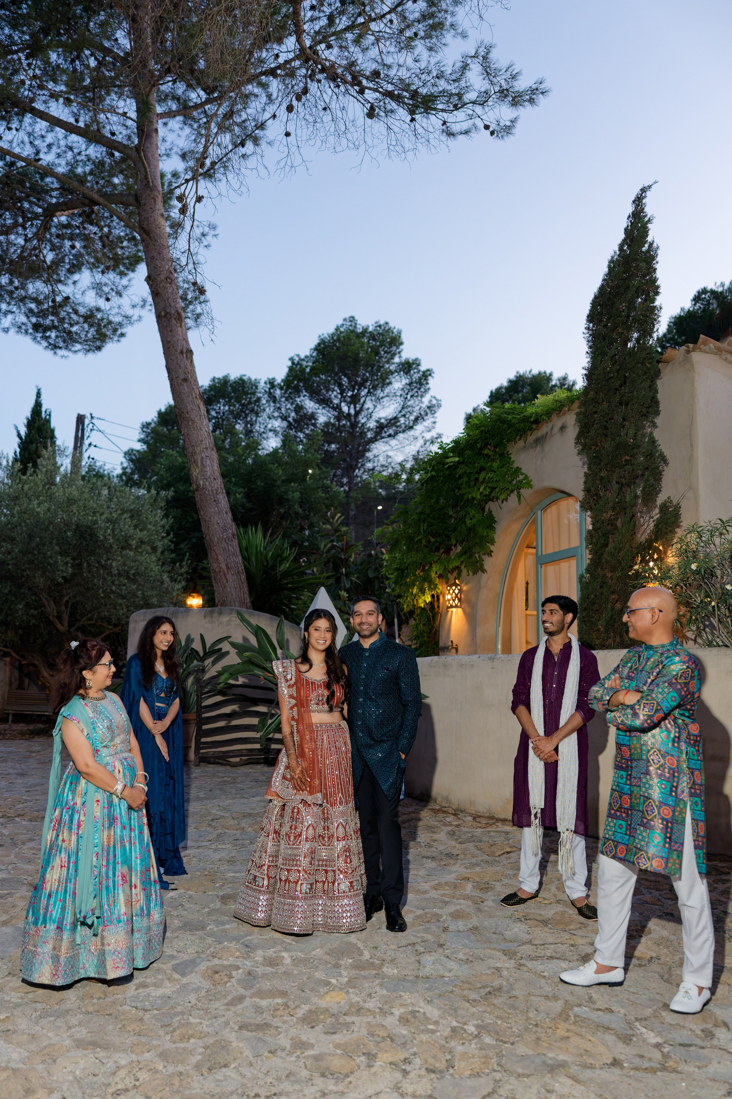 Indian wedding Haldi ceremony & Mehndi Night at Masia Nur, Sitges, Spain Preview