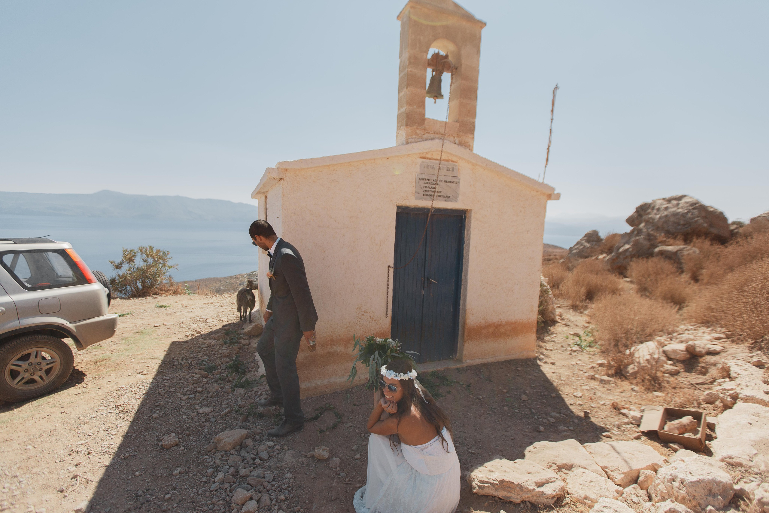 Marino & Steffi, Crete. Denny Savon — Photographer in Santorini | Weddings, Love Stories & Flying Dress