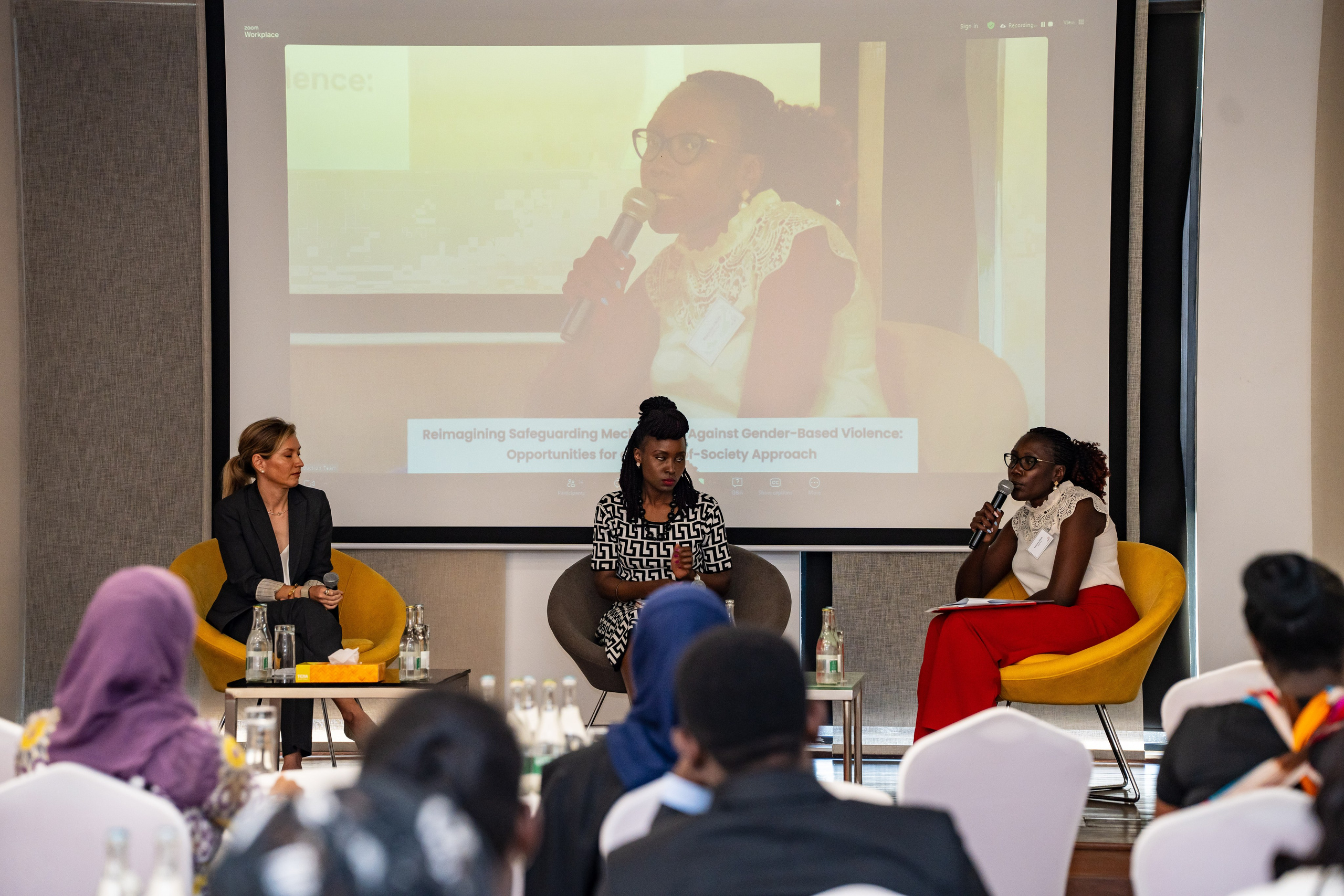 Panelist POV from audience at an executive forum in Westlands Nairobi