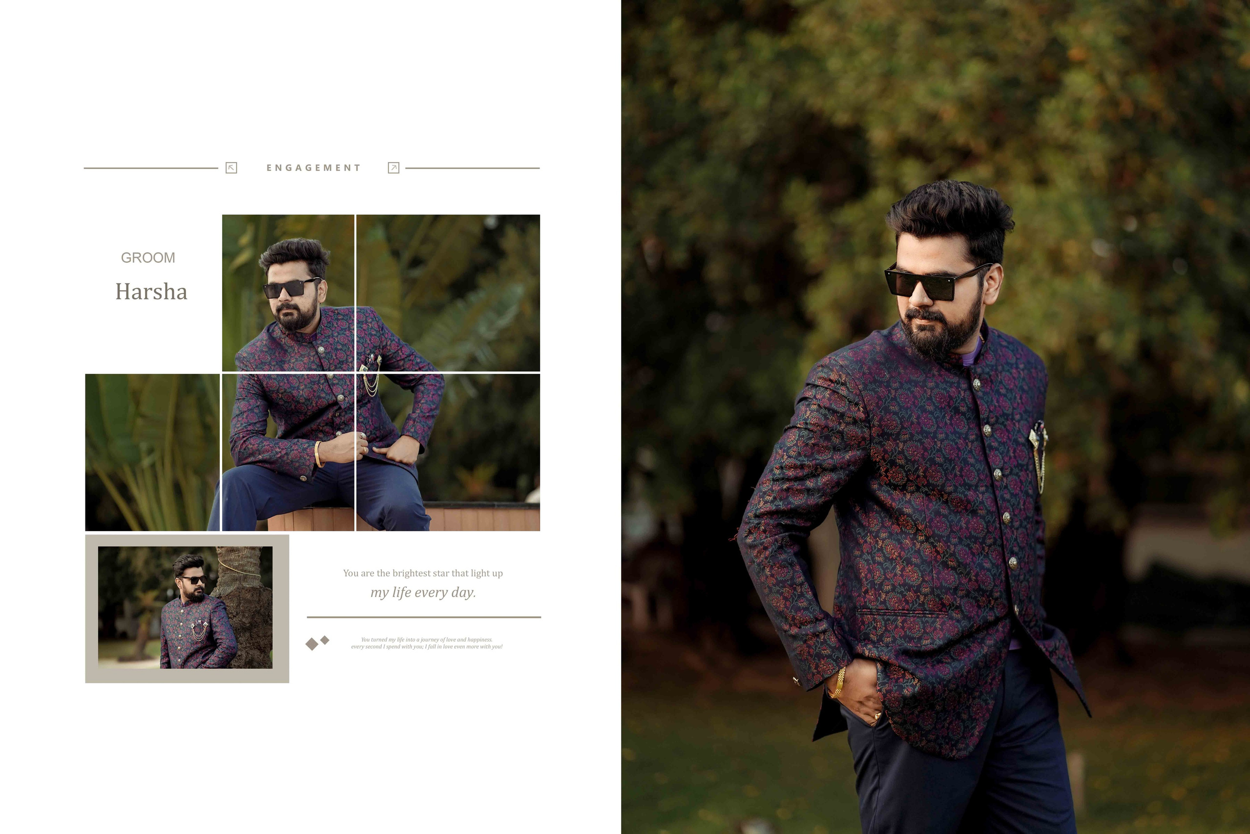 WEDDING ALBUM SHOWCASE. NTURE WEDDING