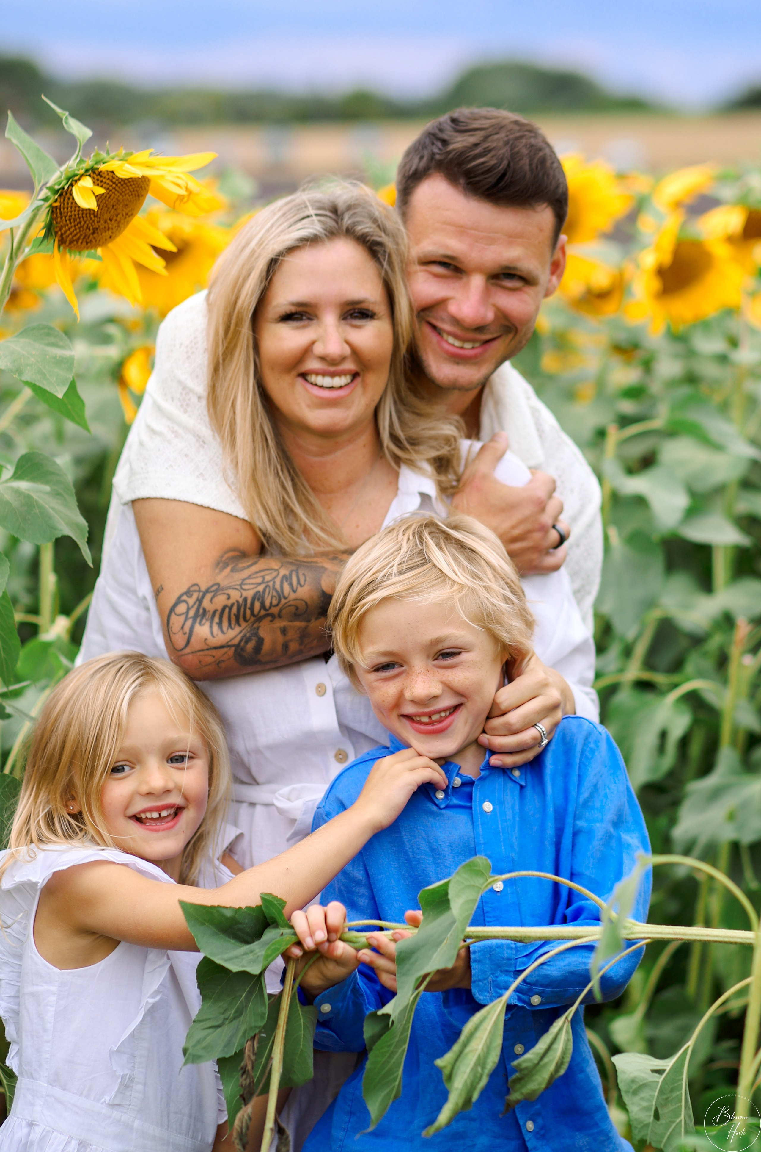 Sunflowers. Family & children’s photographer in Herts & West London Iryna Blair
