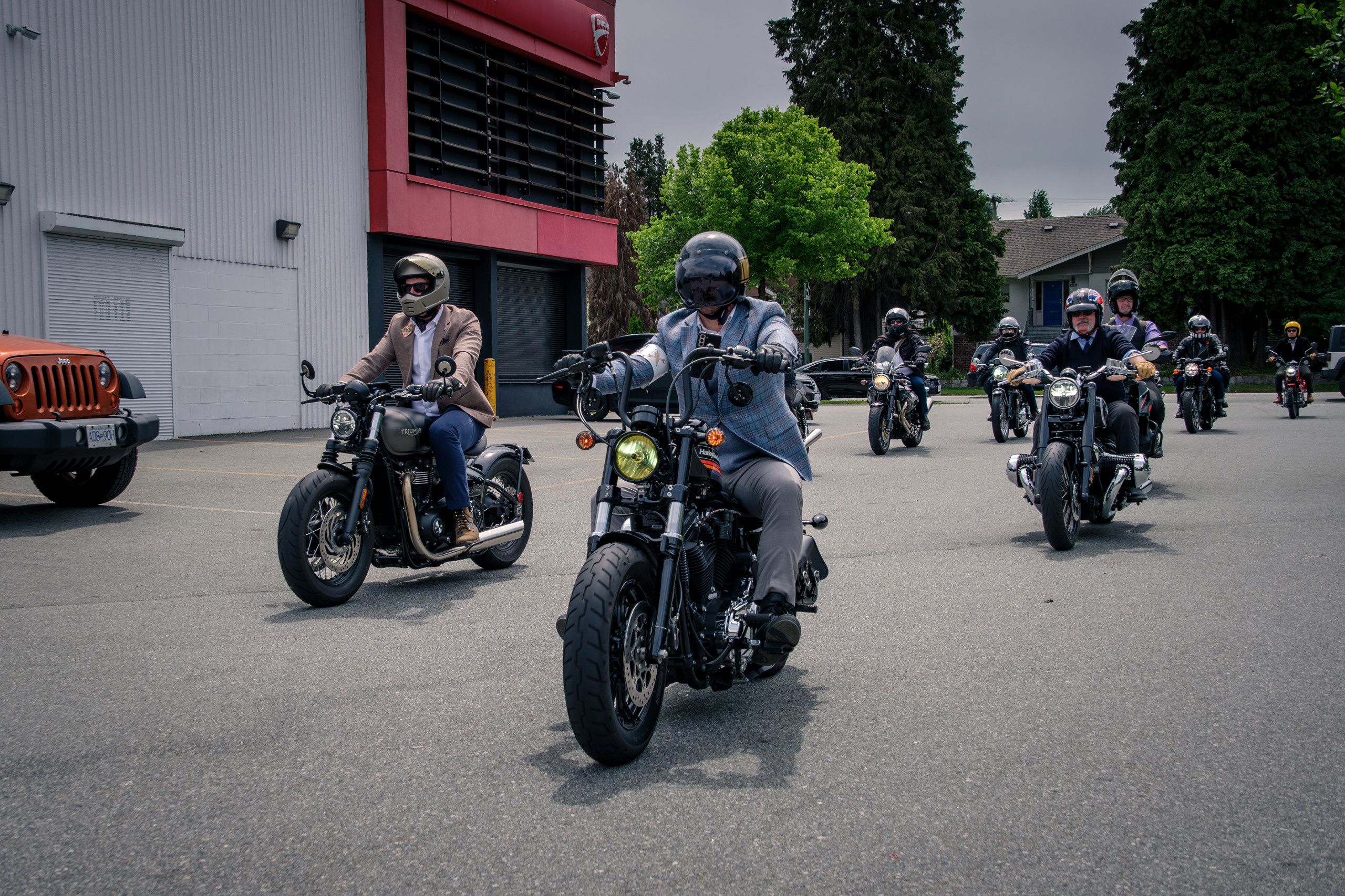 Distinguished gentleman’s ride Vancouver 2023. Roaming Reflections of Motorcycle Life