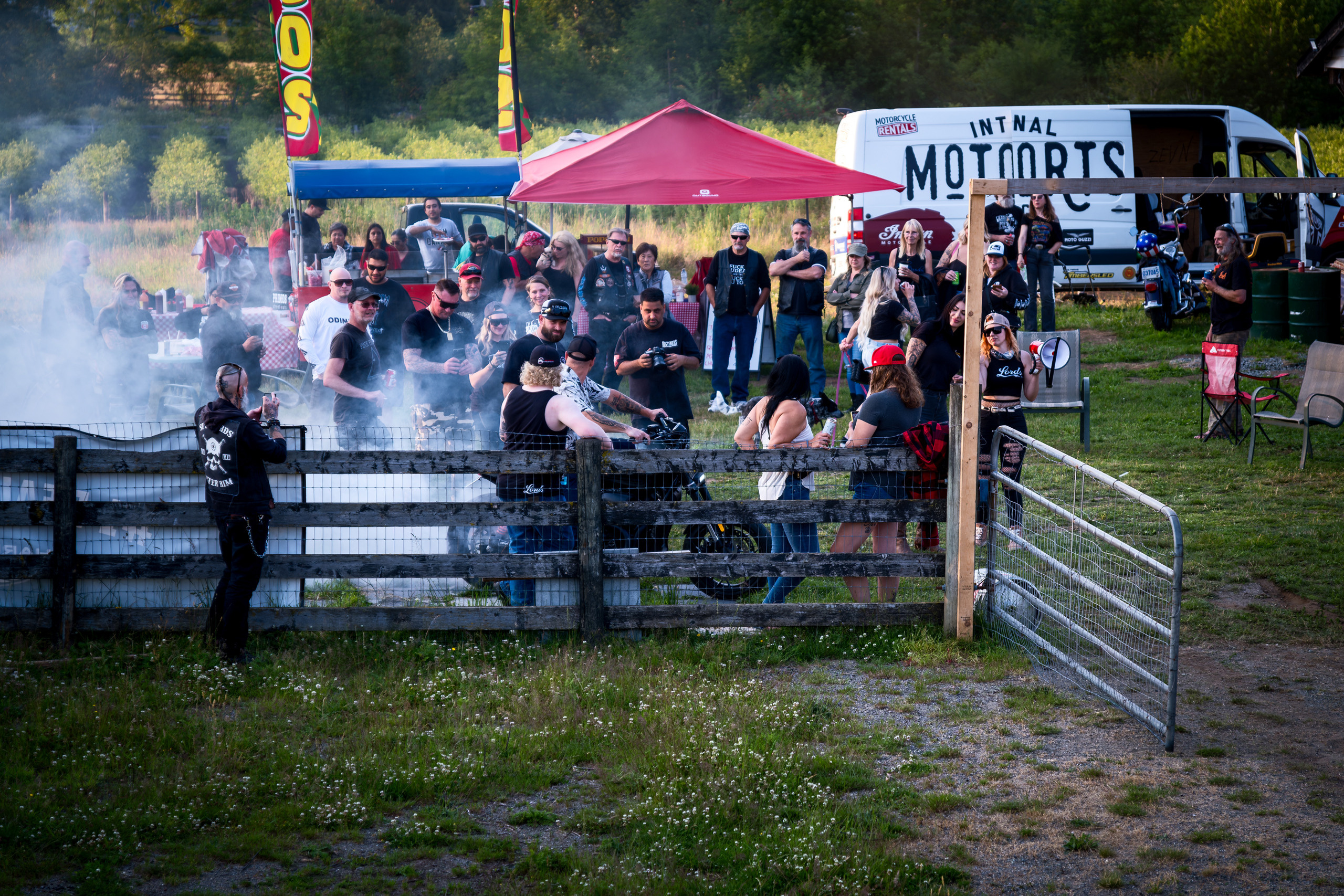 Fraser Valley Tacos & Tires Cruise in Fest by Lords of Gastown 2023. Roaming Reflections of Motorcycle Life