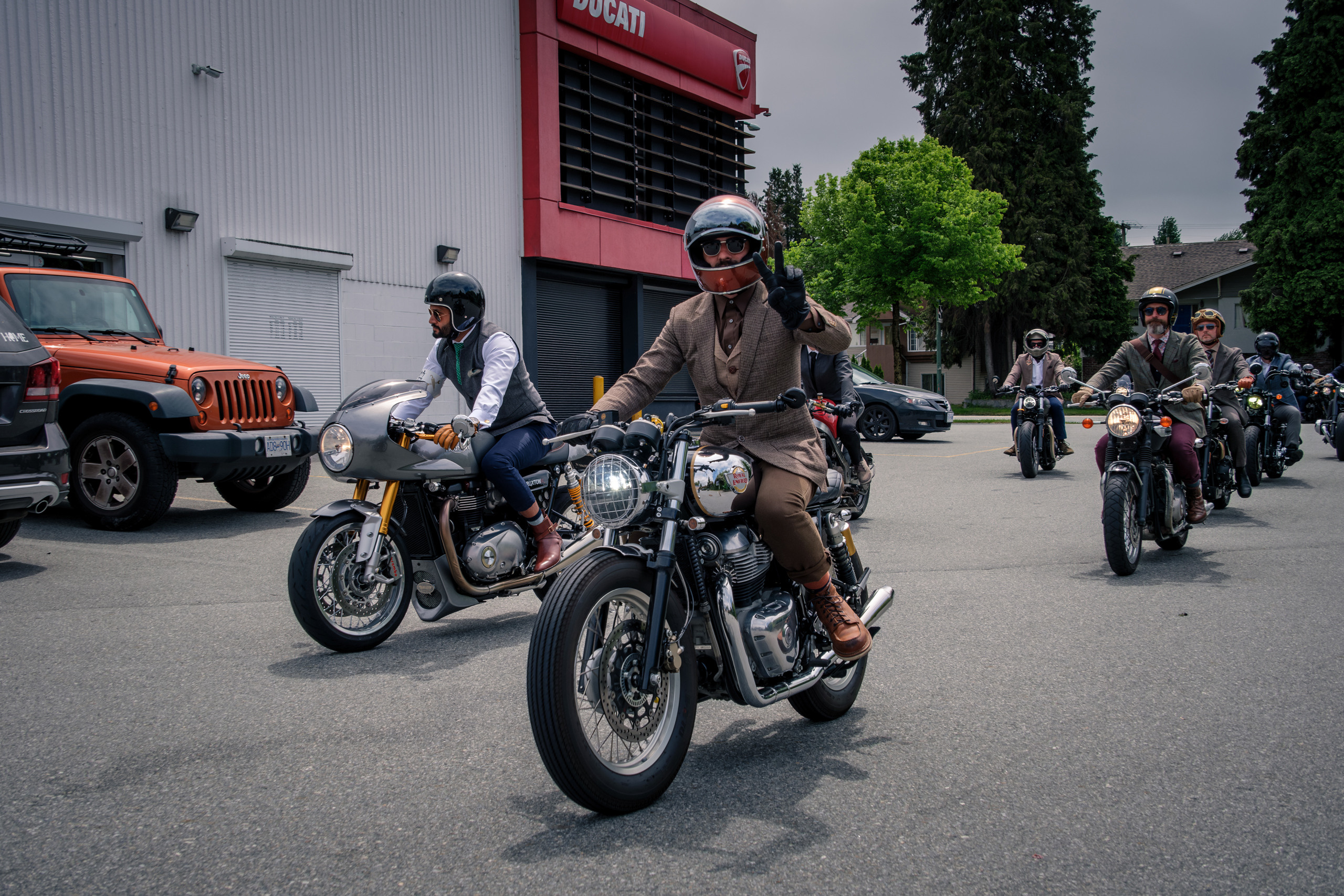 Distinguished gentleman’s ride Vancouver 2023. Roaming Reflections of Motorcycle Life