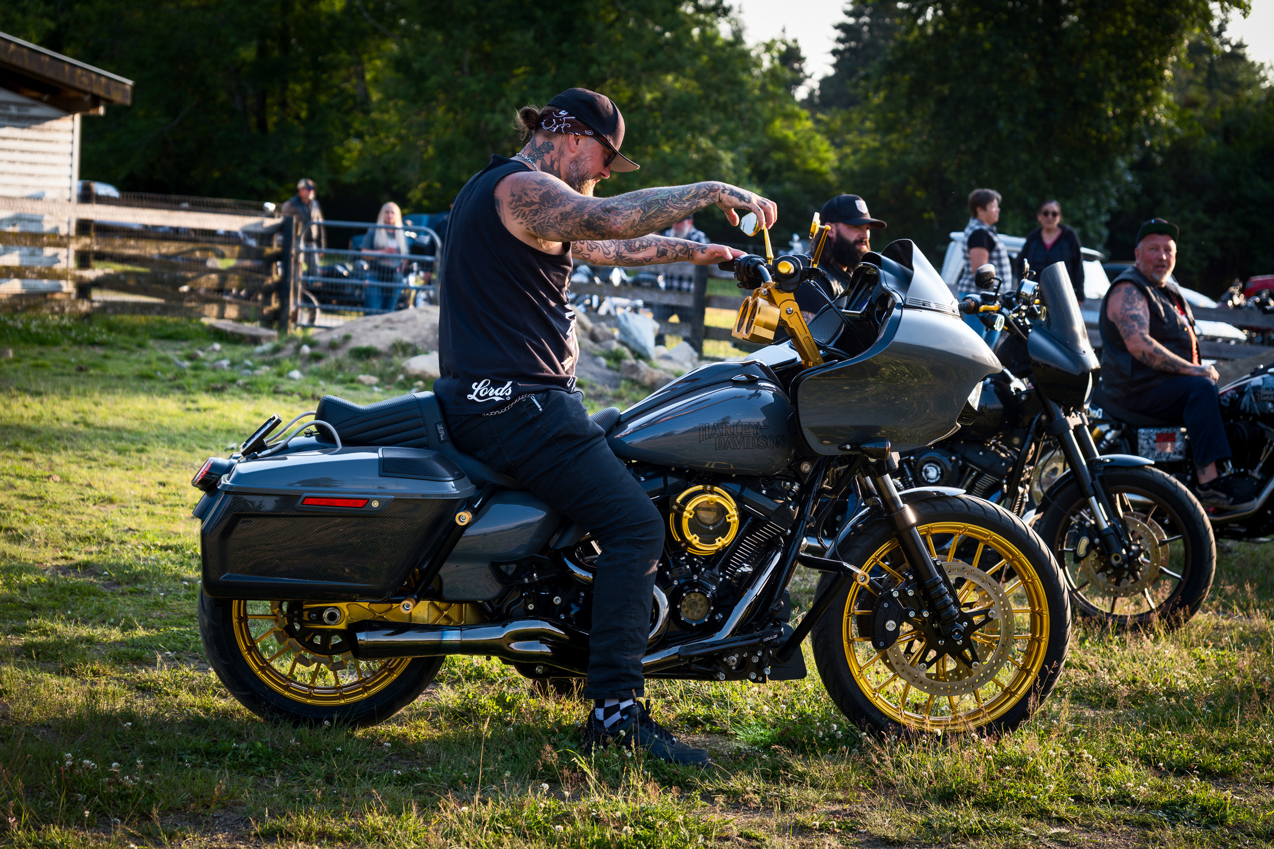 Fraser Valley Tacos & Tires Cruise in Fest by Lords of Gastown 2023. Roaming Reflections of Motorcycle Life