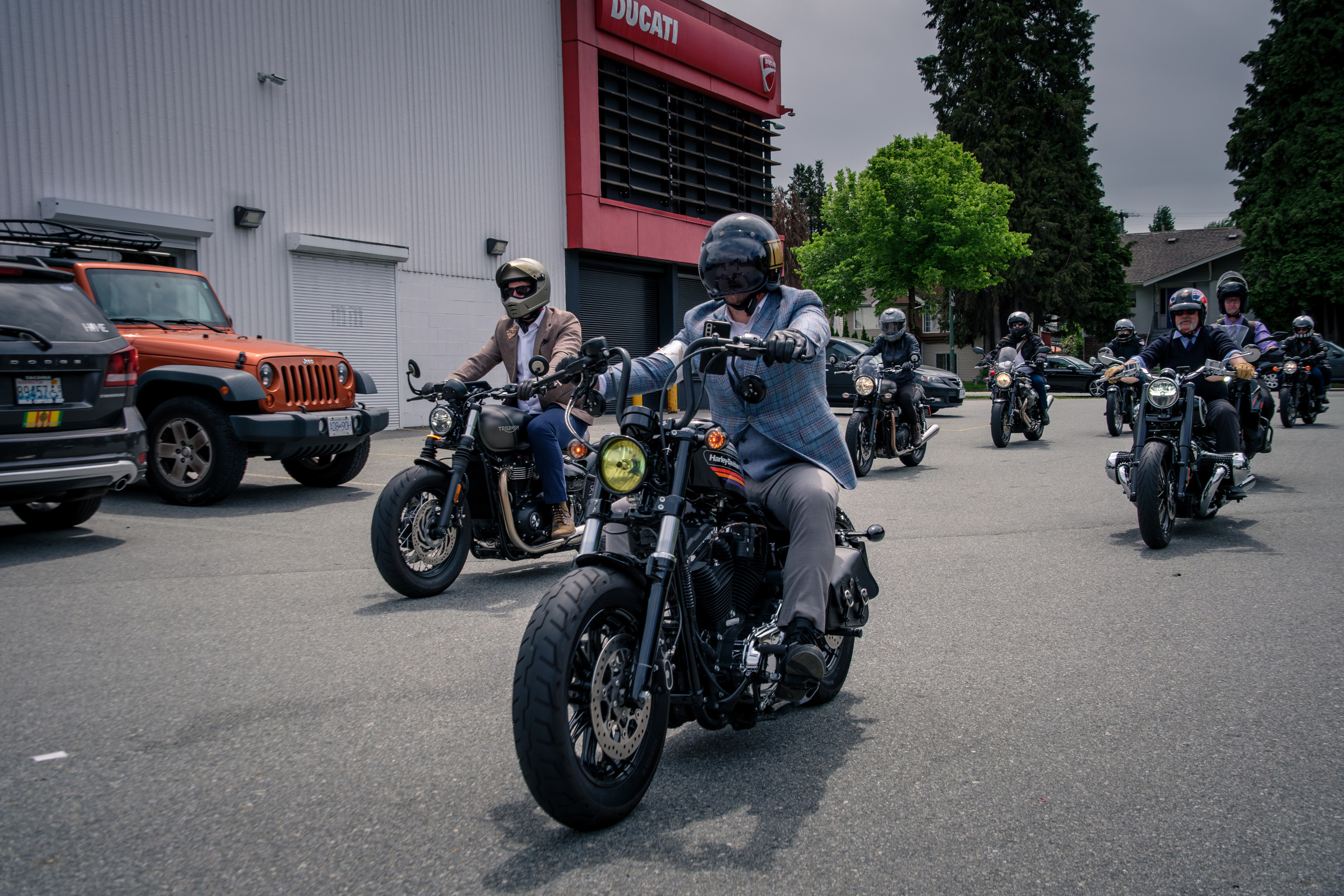 Distinguished gentleman’s ride Vancouver 2023. Roaming Reflections of Motorcycle Life