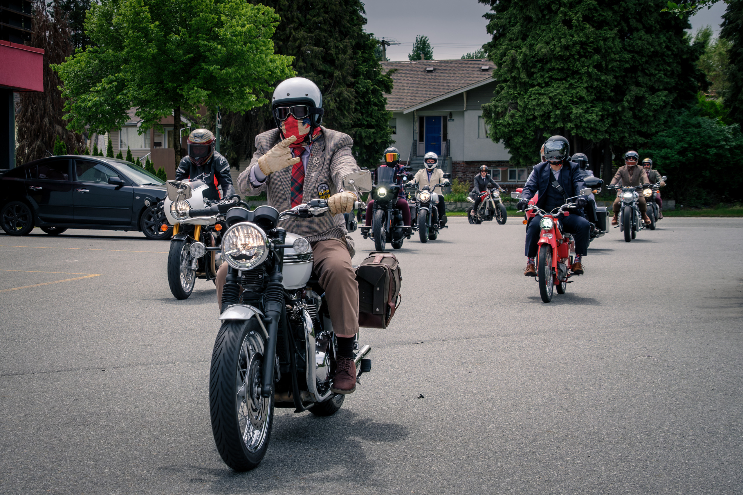 Distinguished gentleman’s ride Vancouver 2023. Roaming Reflections of Motorcycle Life