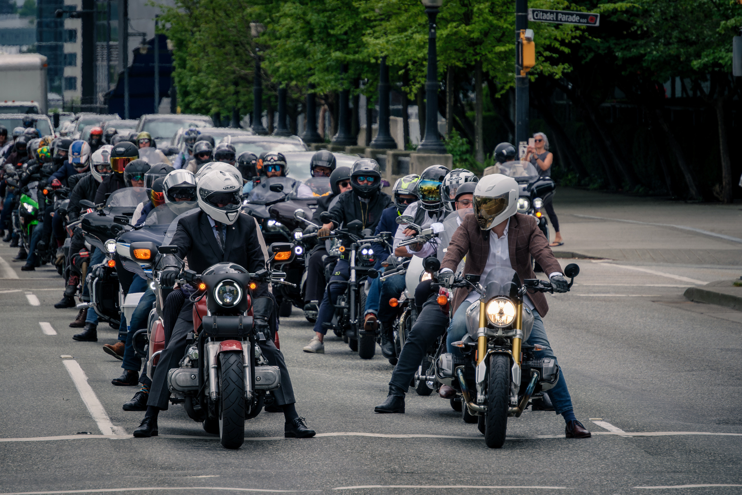 Distinguished gentleman’s ride Vancouver 2023. Roaming Reflections of Motorcycle Life