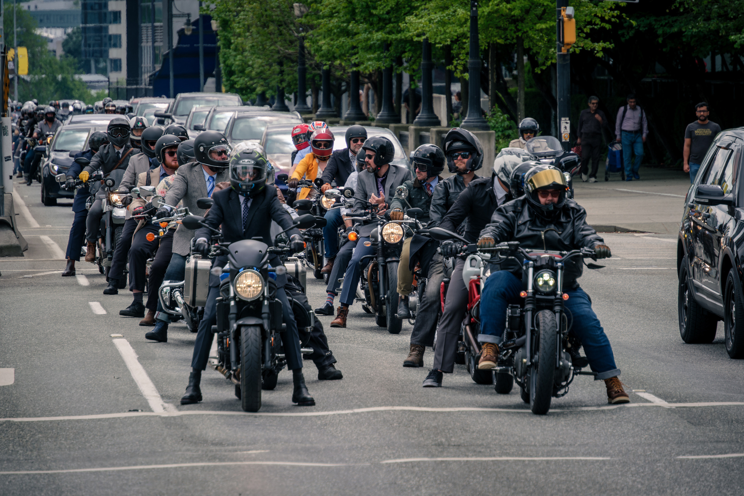 Distinguished gentleman’s ride Vancouver 2023. Roaming Reflections of Motorcycle Life